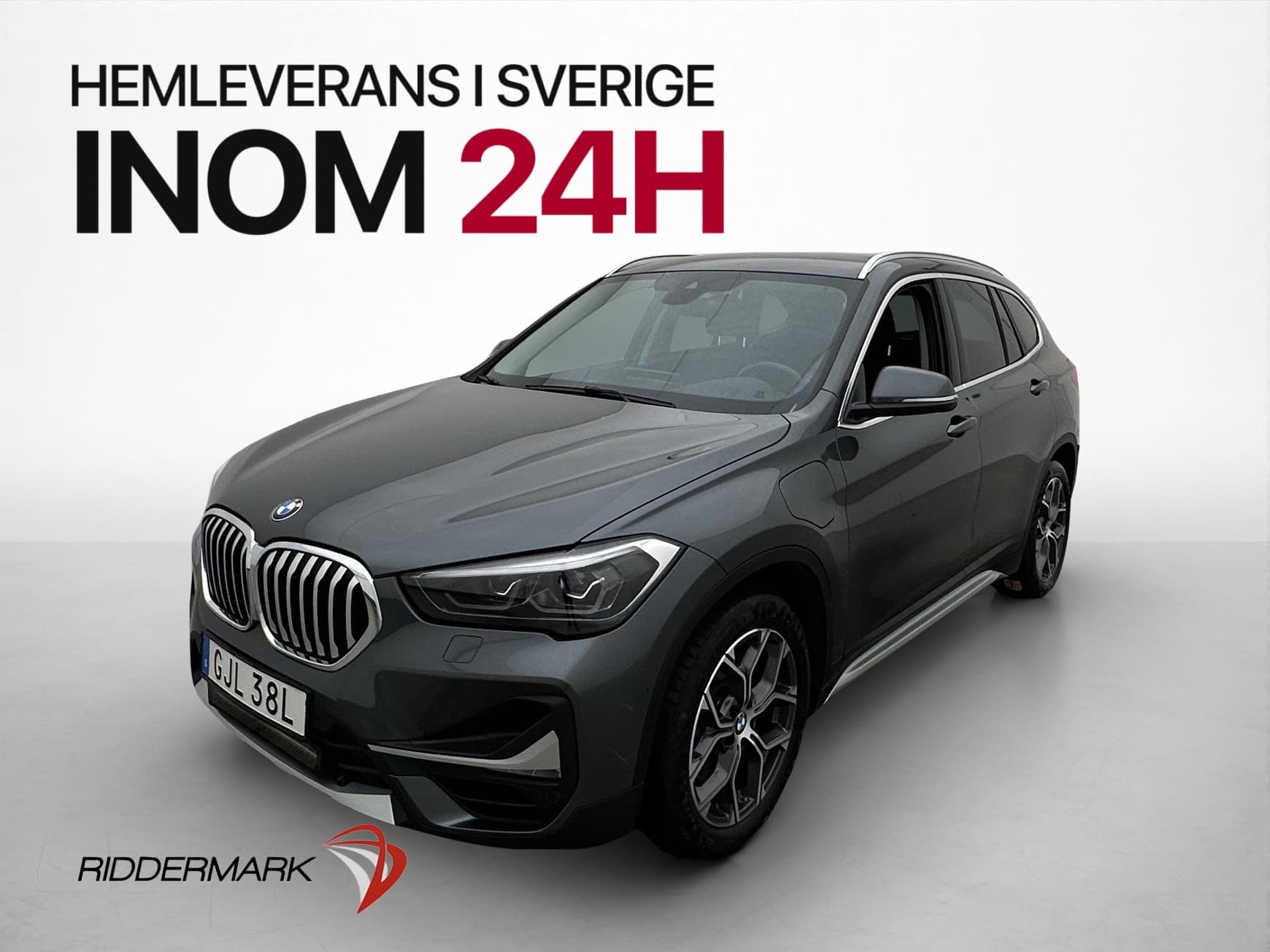 BMW X1 xDrive25e 220hk HuD B-Kamera Halvskinn Drag Navi