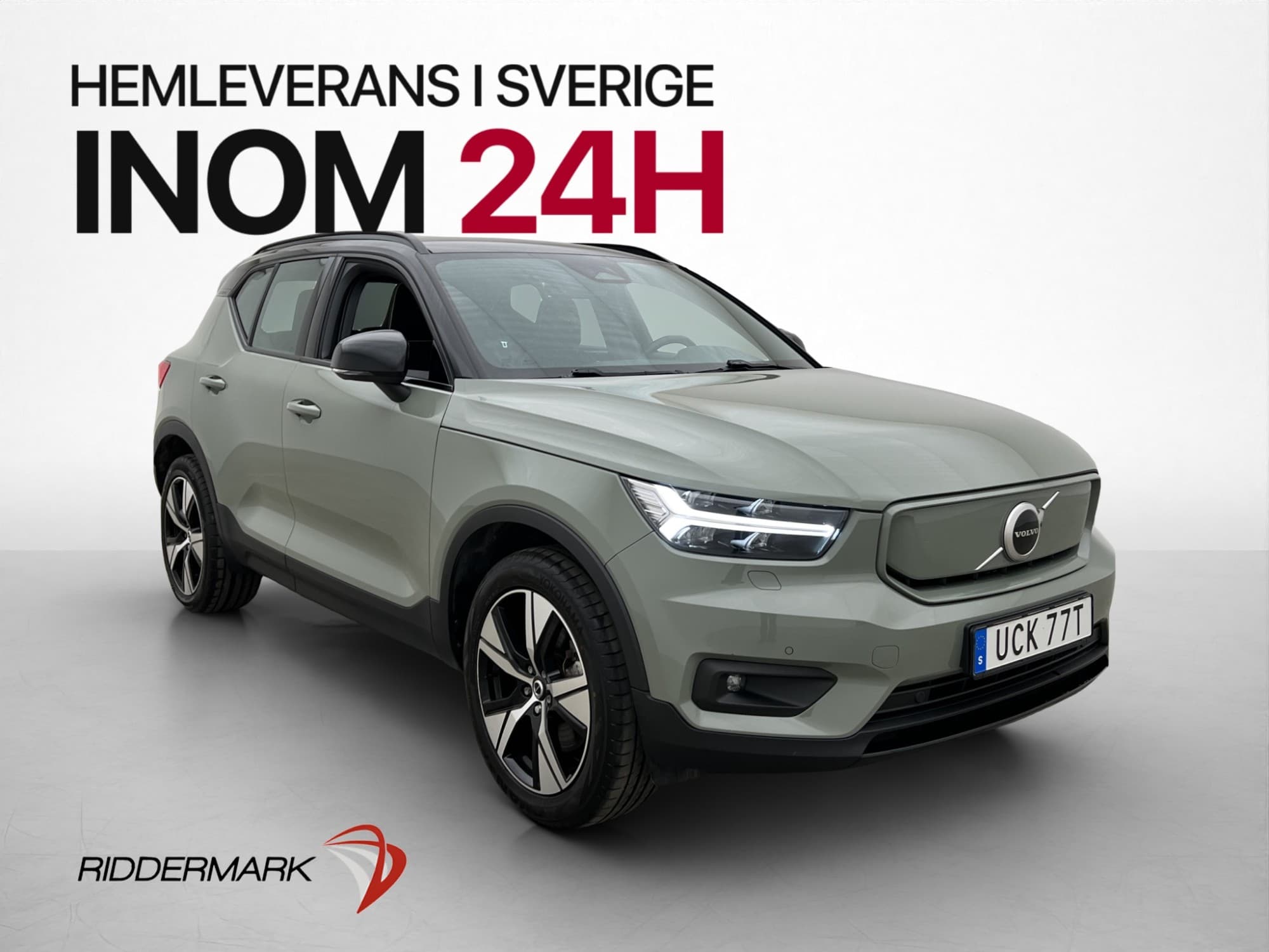 Volvo XC40 Recharge P8 AWD Core Värm Kamera Dragkrok MOMS