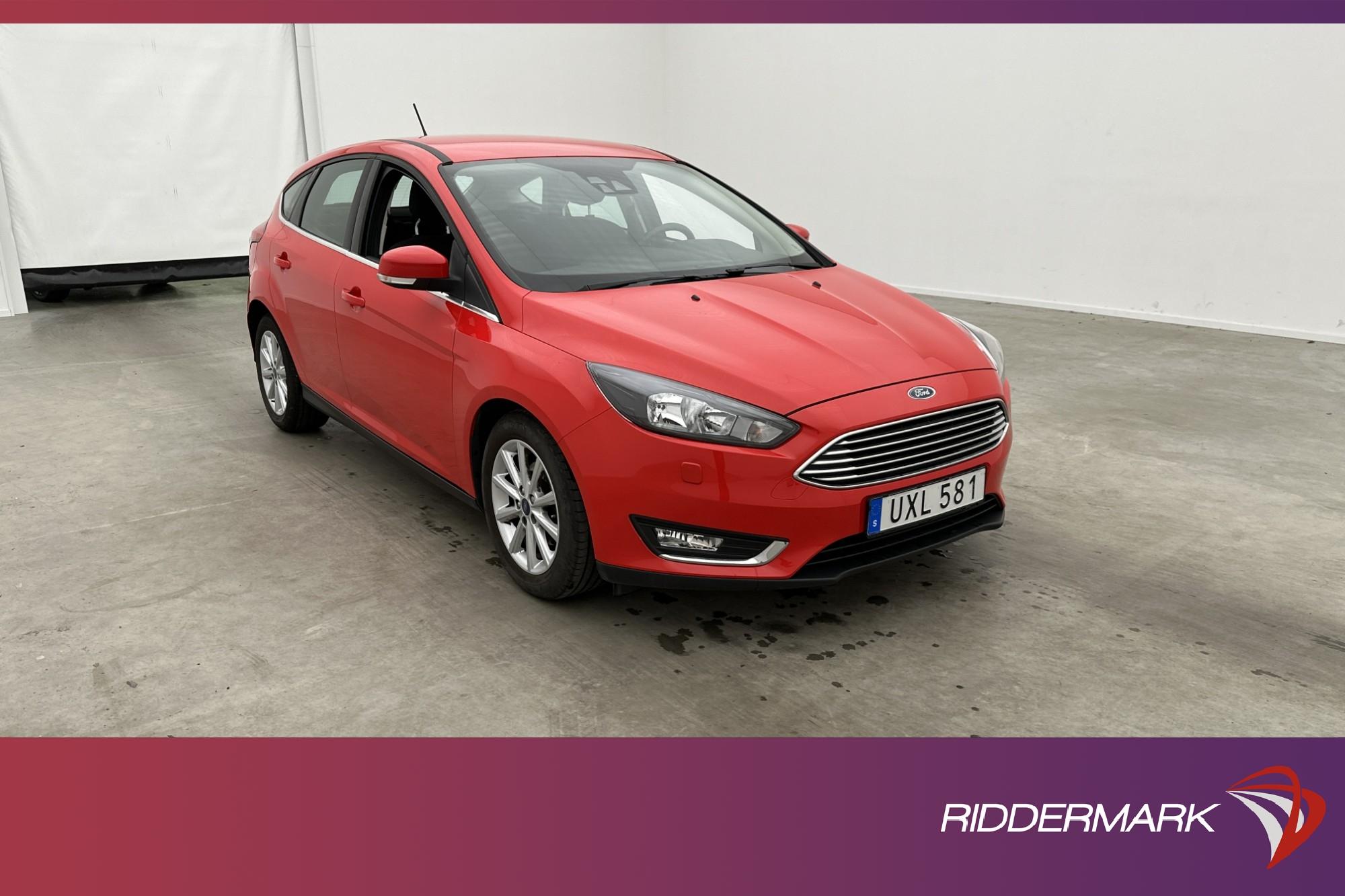 Ford Focus 1.0 EcoBoost 100hk Titanium Kamera Välservad