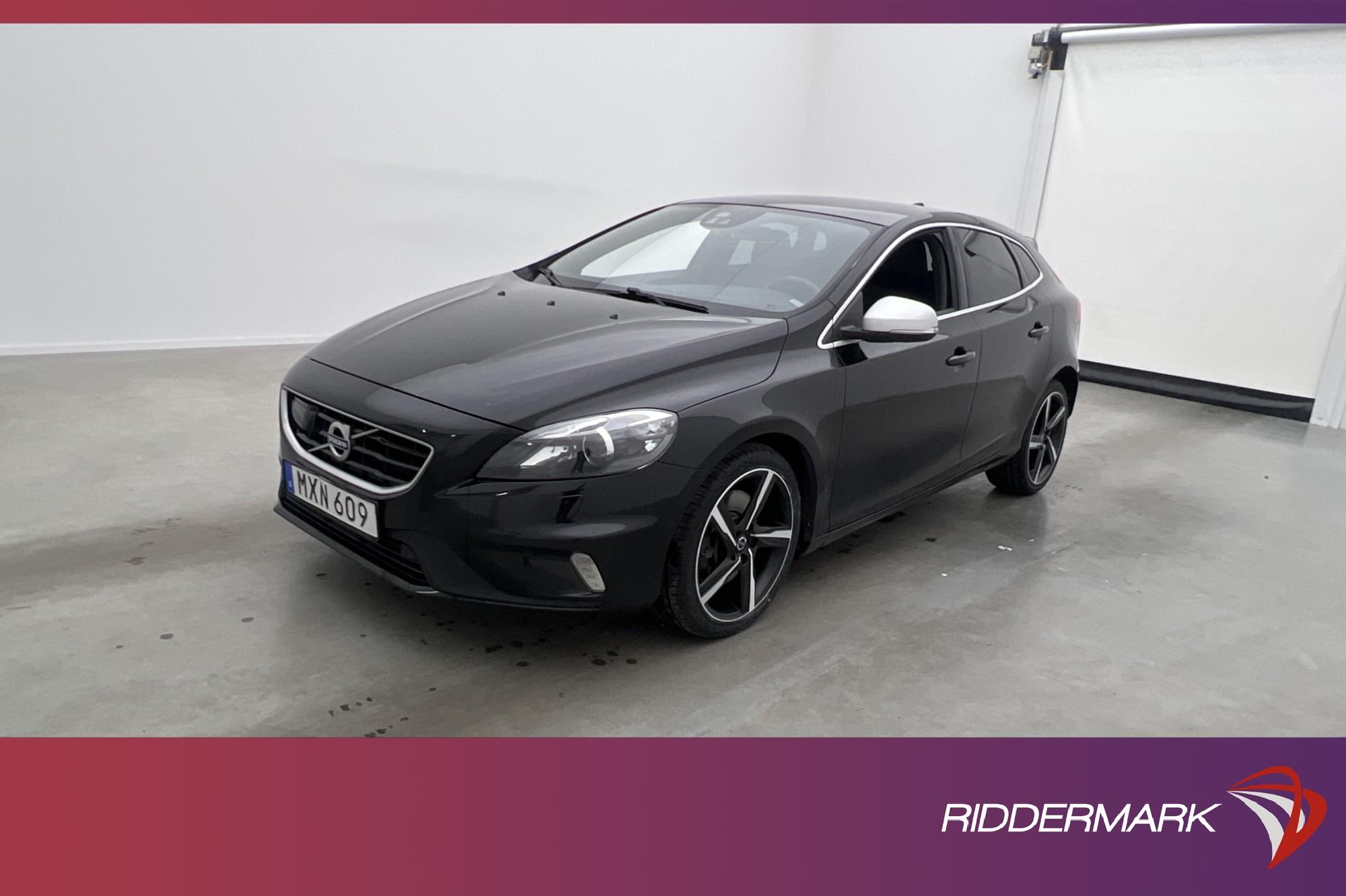 Volvo V40 D4 190hk R-Design Pano VOC Skinn Navi Keyless BLIS