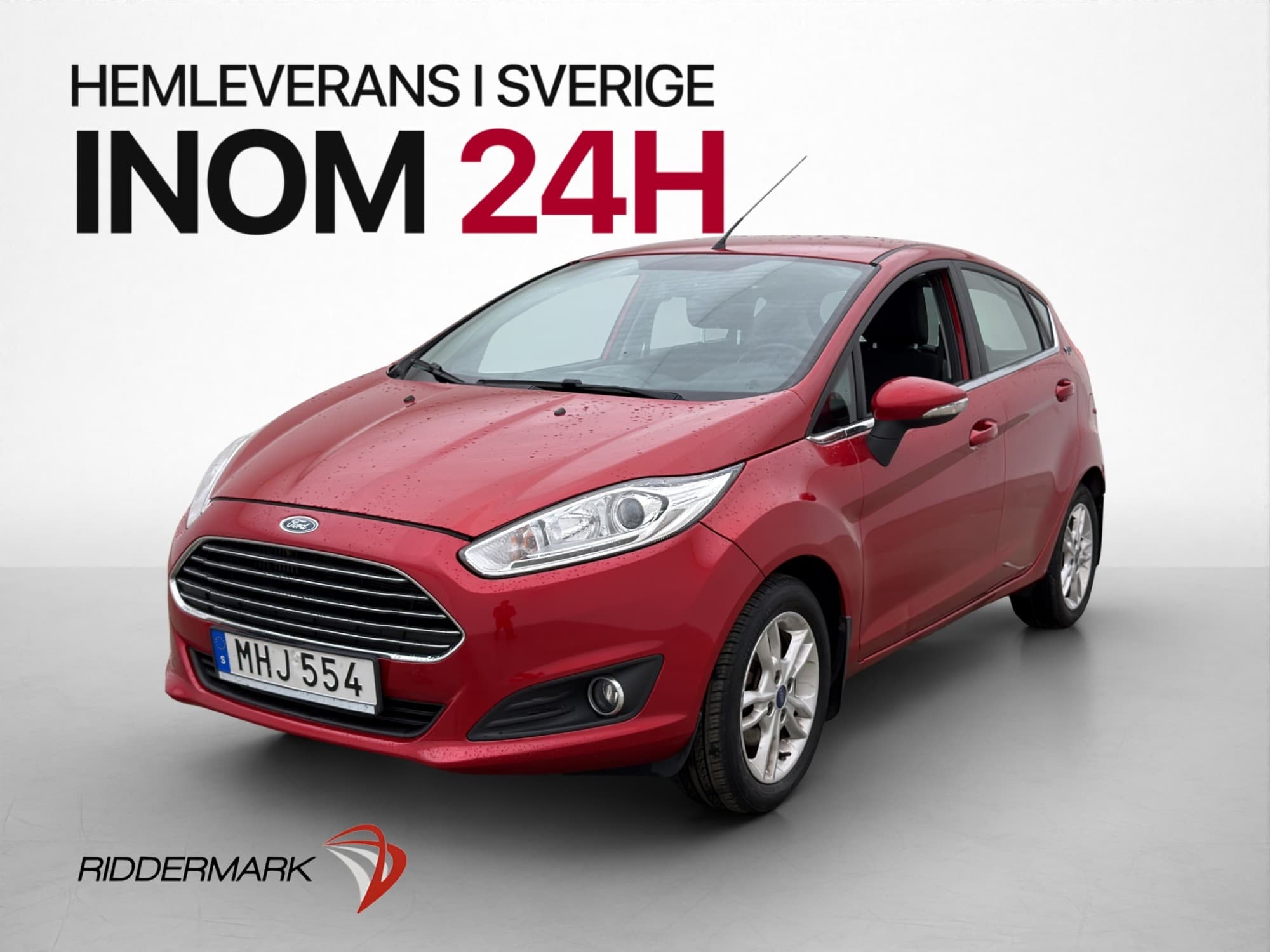 Ford Fiesta EcoBoost 100hk Titanium 0,46l/mil Låg-Årsskatt