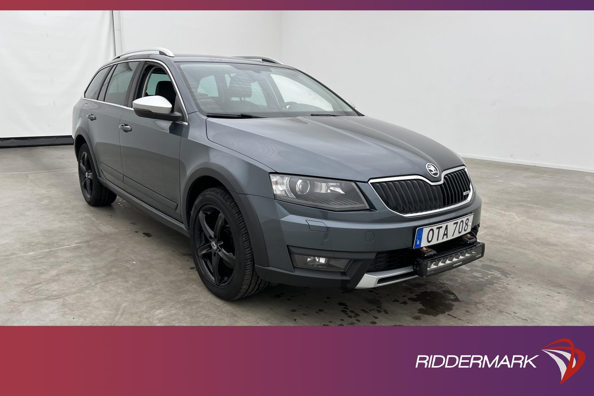 Skoda Octavia Scout 4x4 184hk Business M&K-Värm Kamera Drag