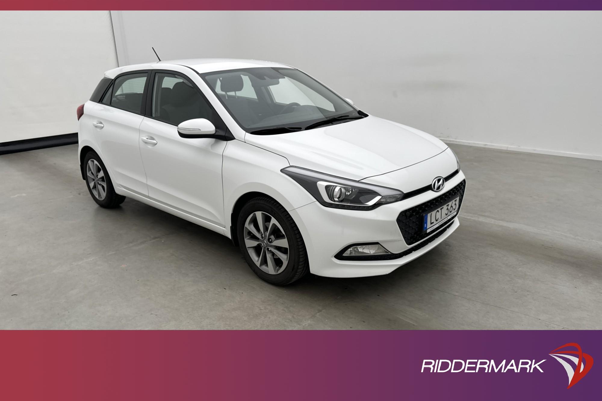 Hyundai i20 1.2 67hk Comfort Sensorer Rattvärme 1 Brukare