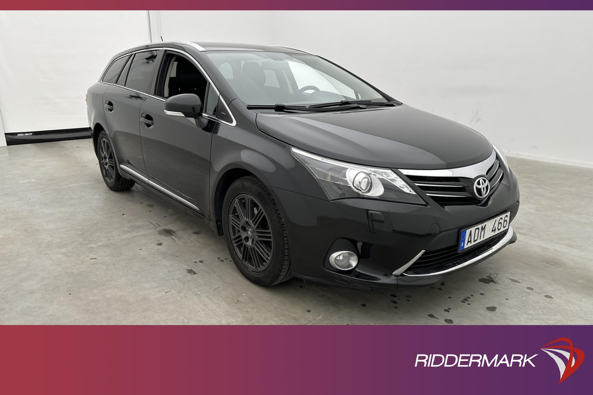 Toyota Avensis 2.0 D-4D 124hk Executive GPS Kamera Två-bruk