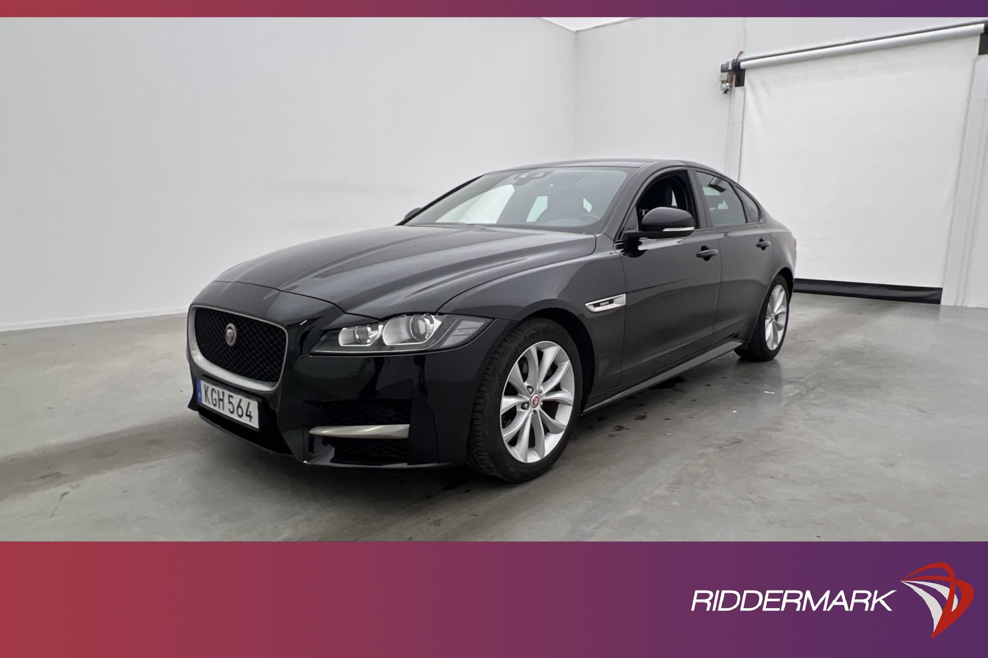 Jaguar XF 20d 180hk R-Sport Kamera Navi Rattvärme 0,43L/mil