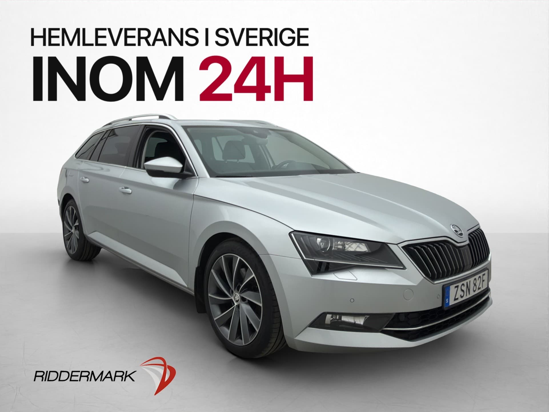 Škoda Superb 190hk 4x4 L&K Värmare Skinn Kamera Canton Drag