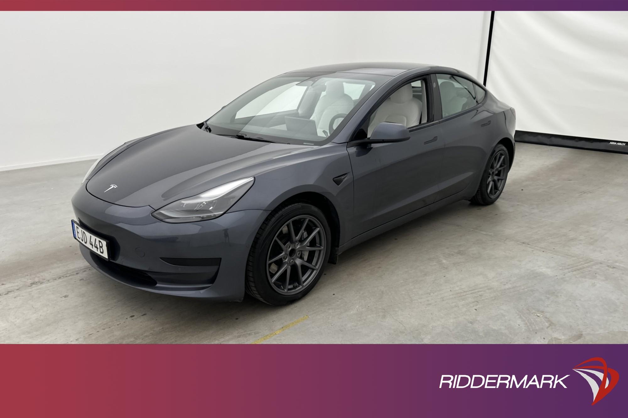 Tesla Model 3 Standard Range Plus 325hk Pano Sv.Såld MOMS