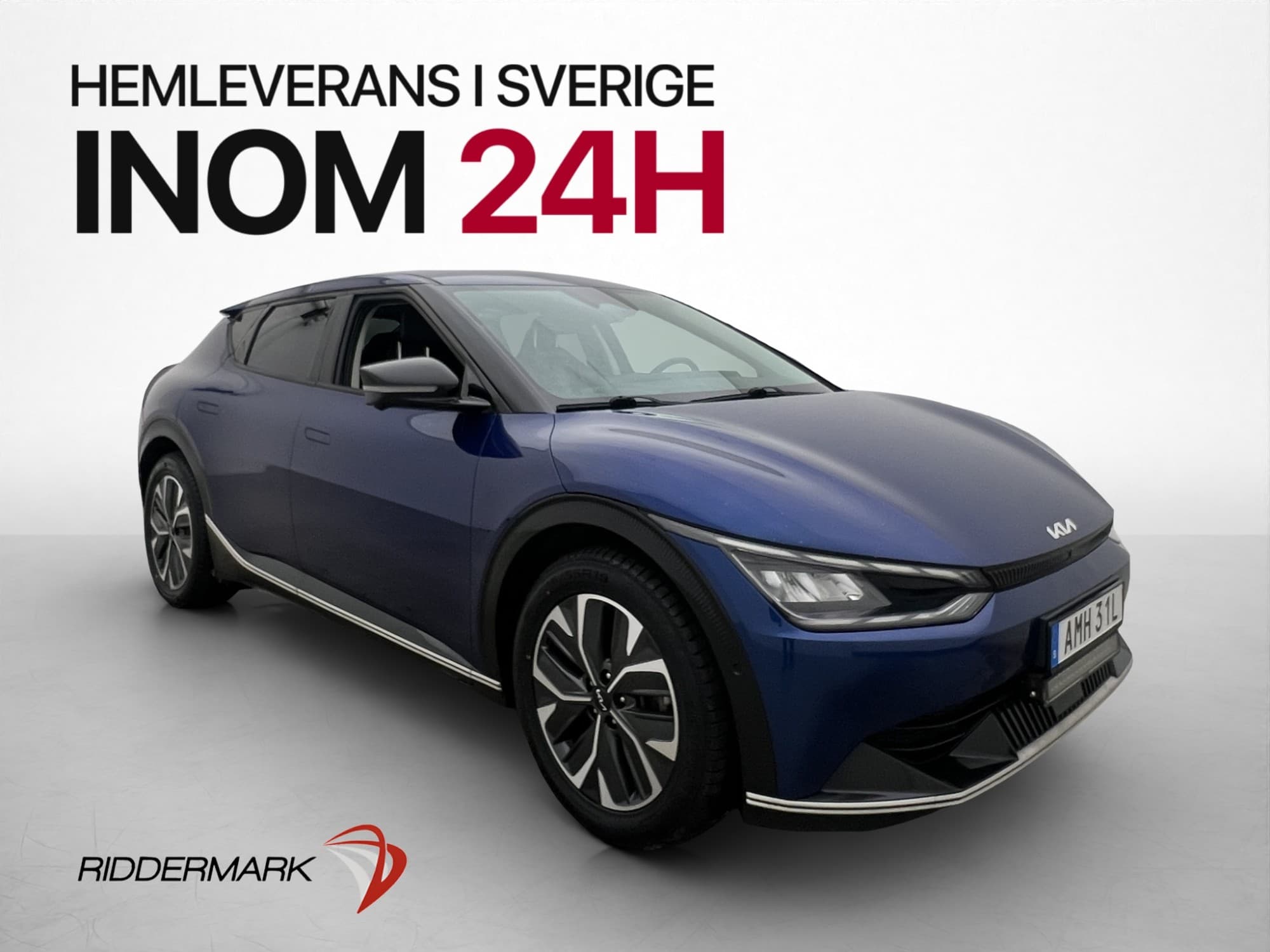 Kia EV6 77.4 kWh 228hk PLUS 360° Skinn Elstolar CarPlay MOMS