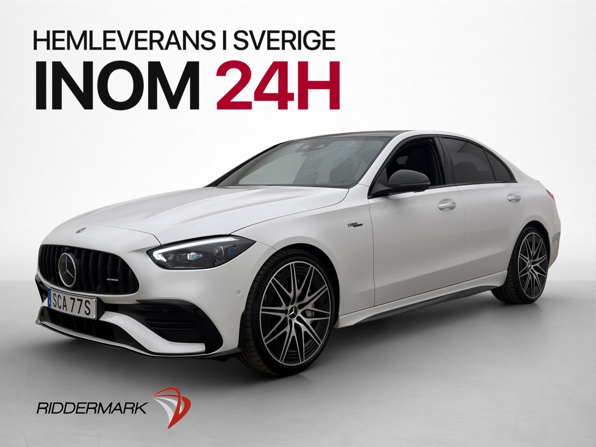 Mercedes-Benz C43 AMG 4M Pano Värmare Burmester HUD