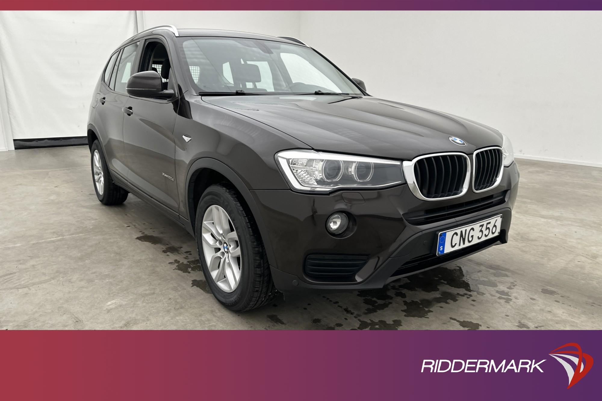 BMW X3 xDrive20d 190hk H/K Sensorer Välservad 0,52L/Mil