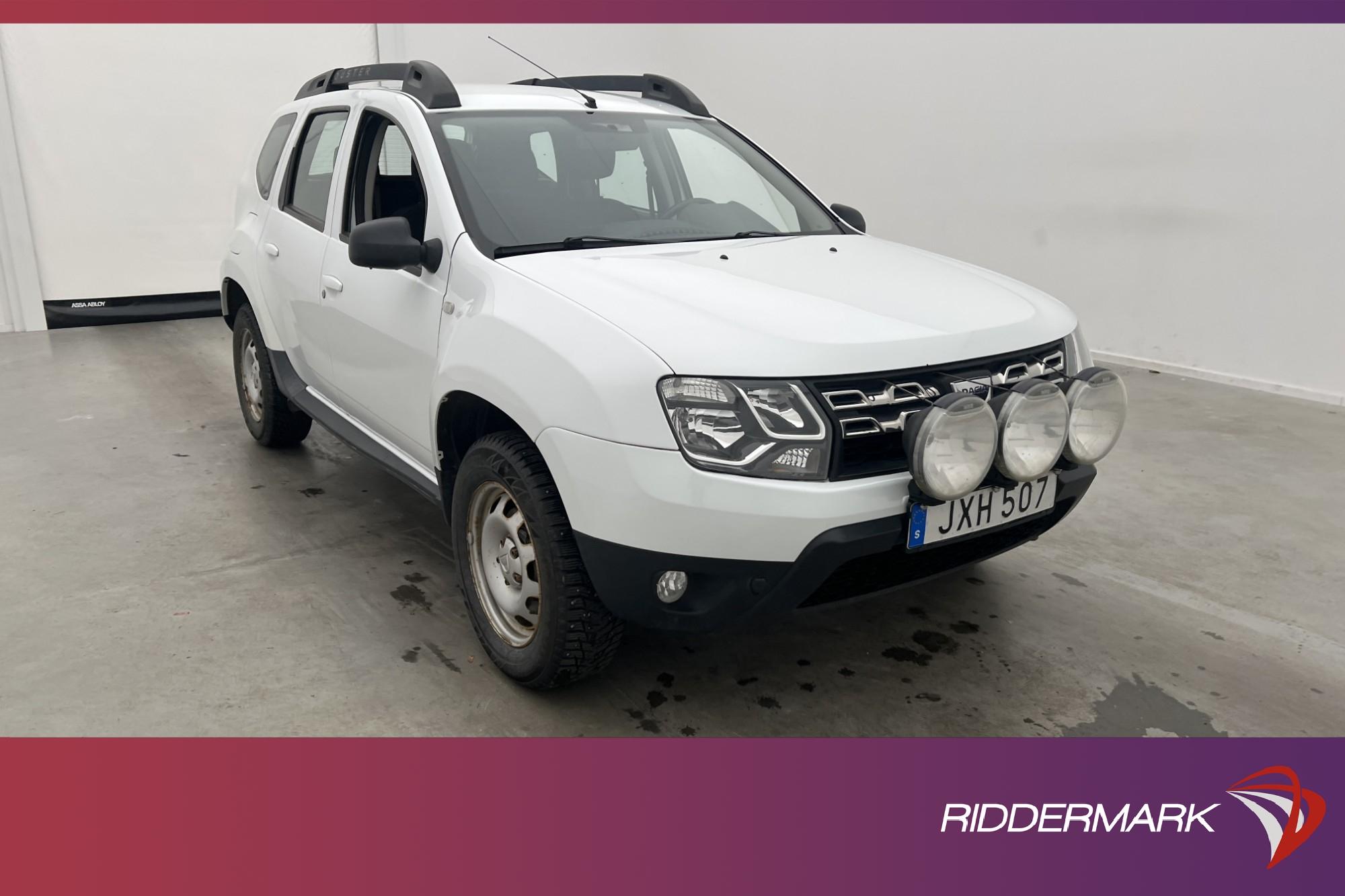 Dacia Duster 1.2 TCe 4x4 125hk Värmare Extraljus Dragkrok