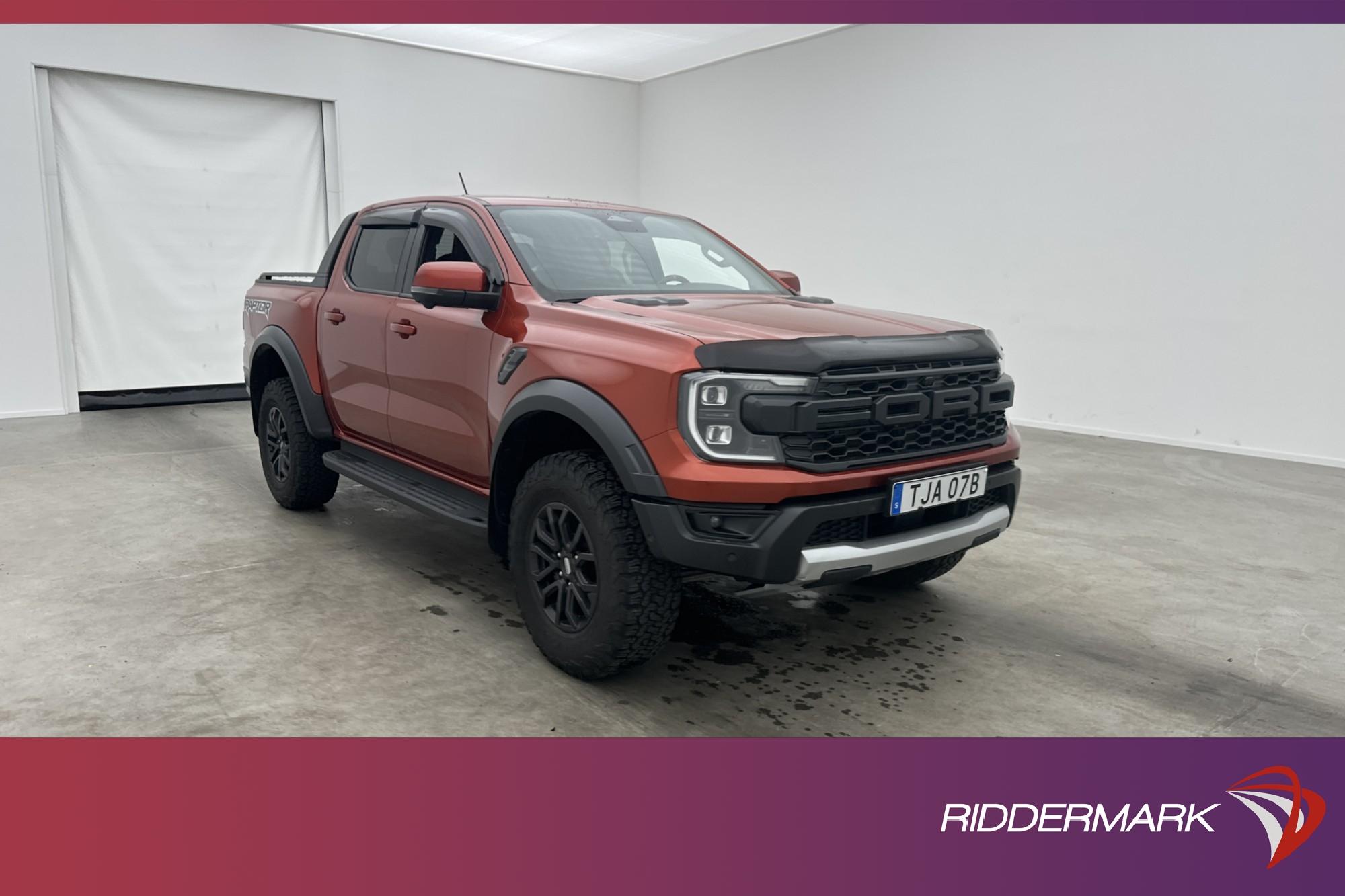 Ford Ranger Raptor 3.0 292hk 4WD Cockpit Drag B&O 360° Moms