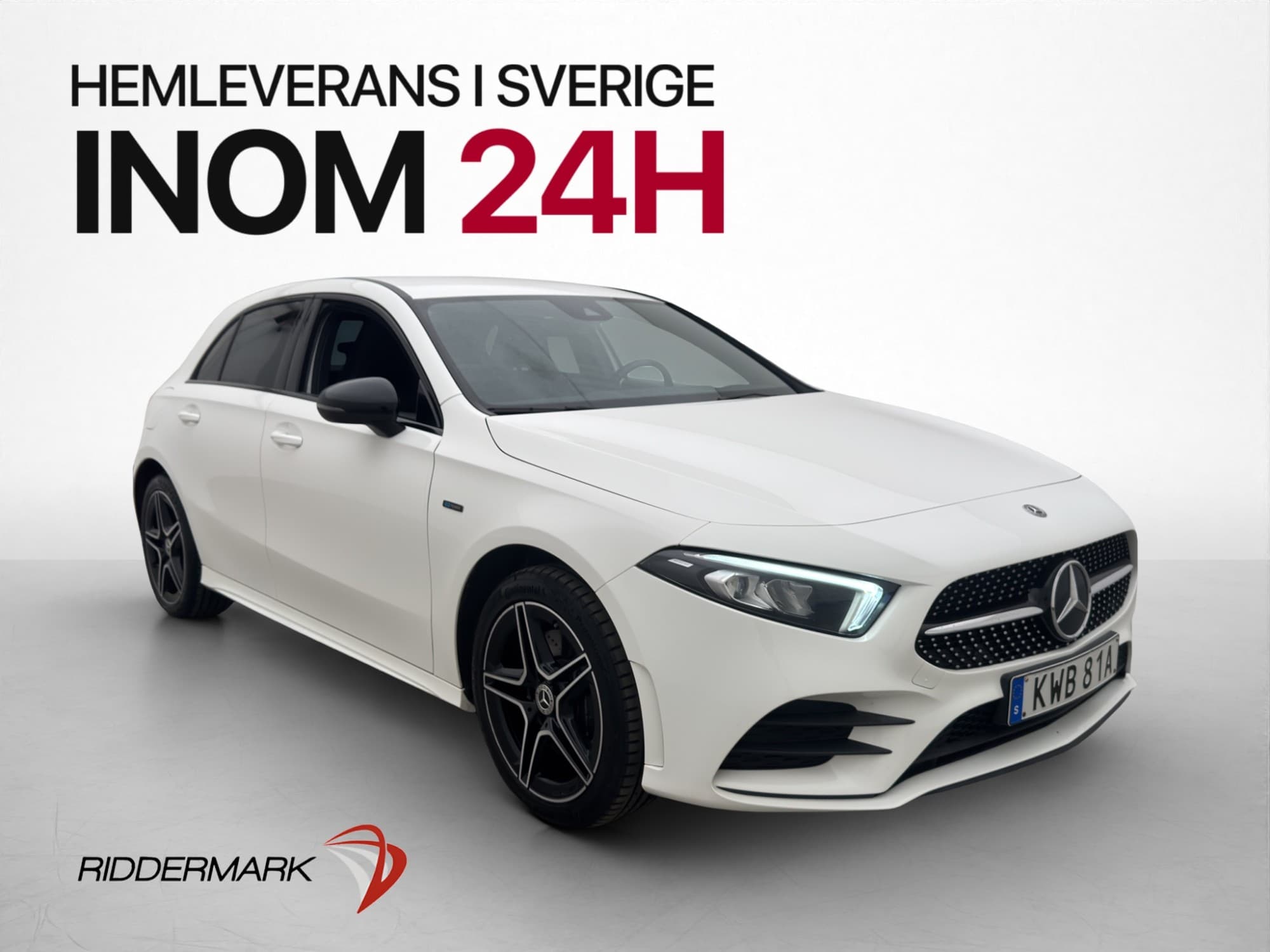 Mercedes-Benz A 250e 218hk AMG Värmare Kamera Keyless MOMS