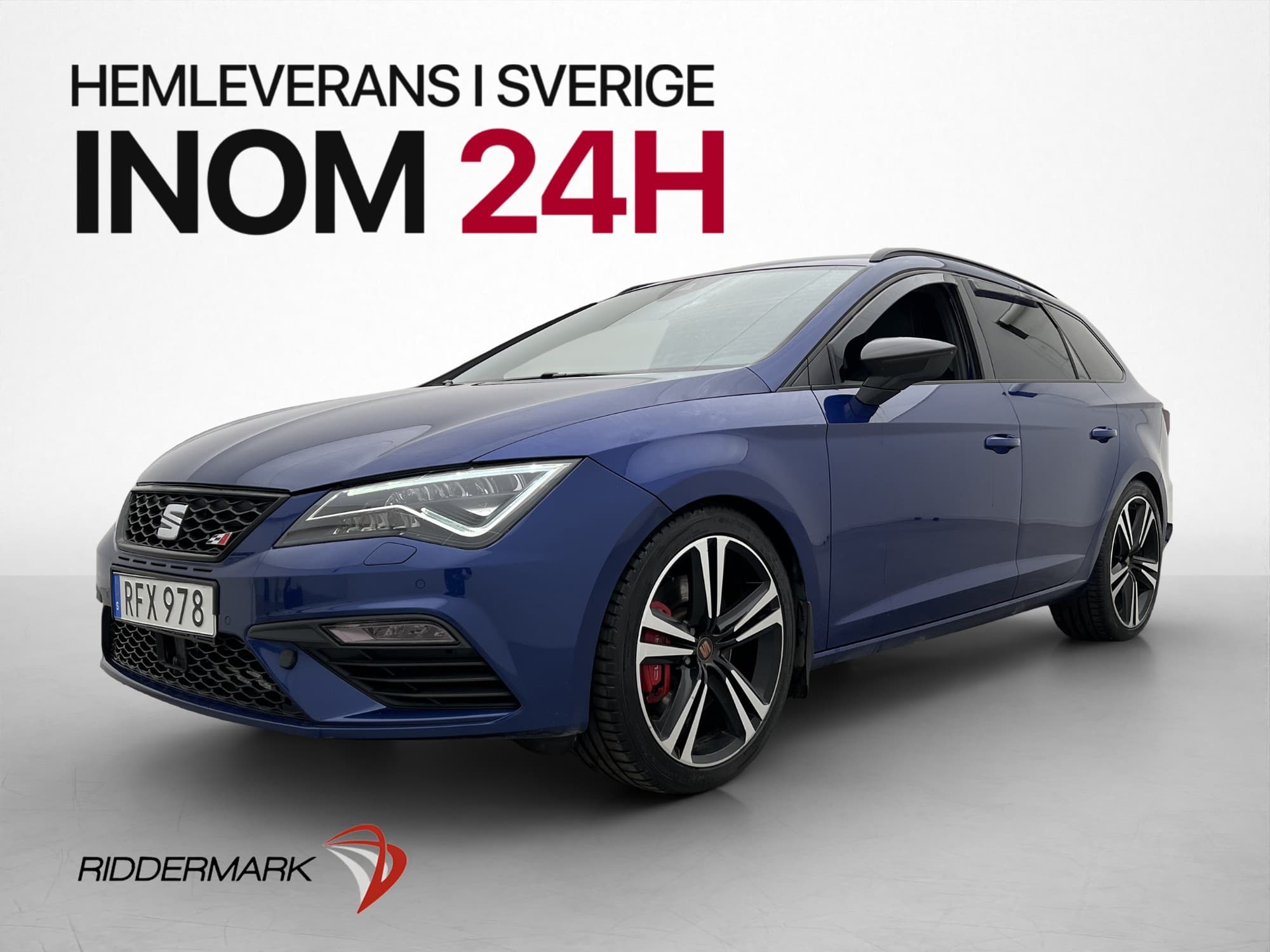 SEAT Leon Cupra ST AWD 300hk Kamera Navi CarPlay Adapt-fart