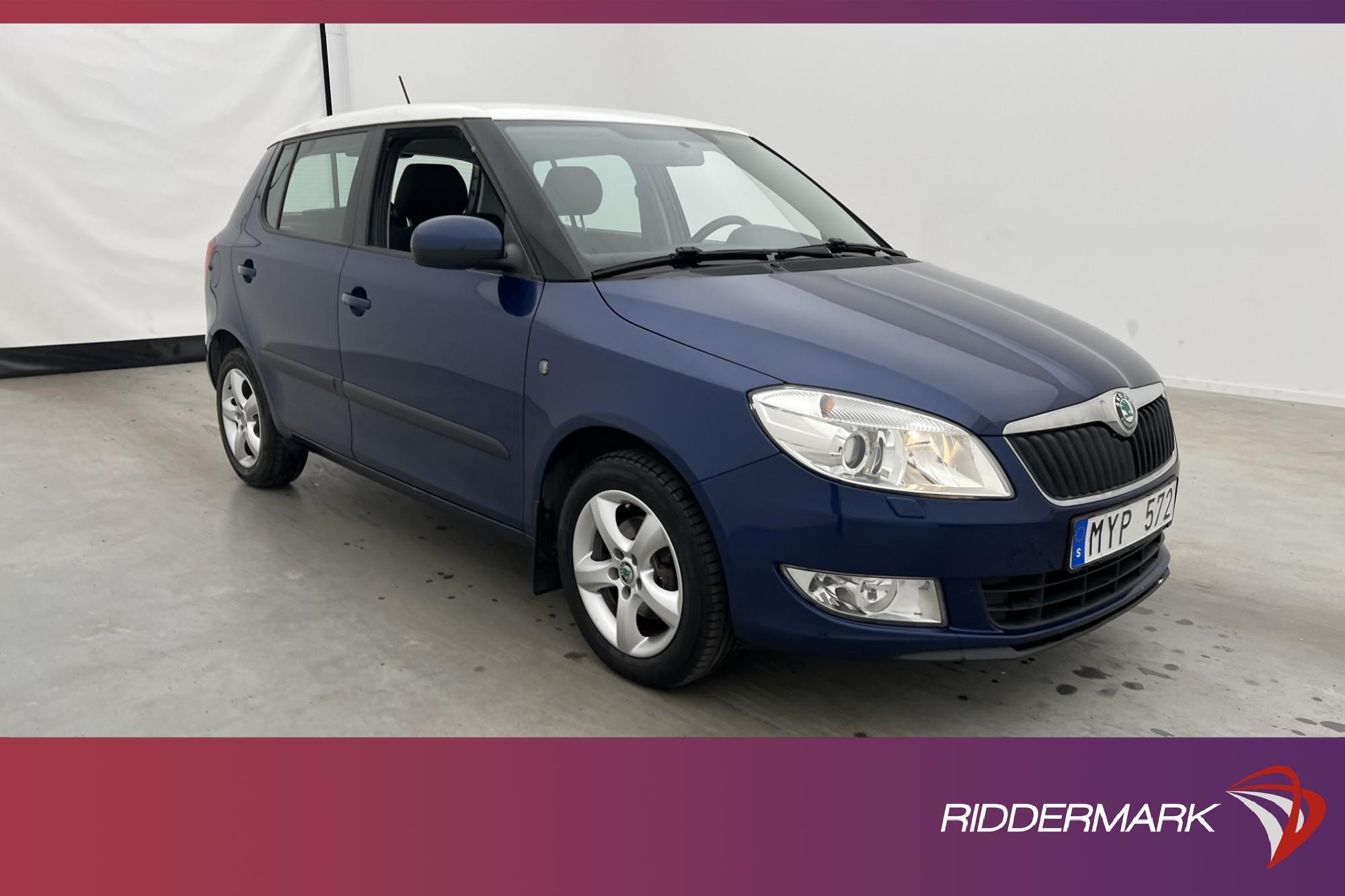 Skoda Fabia 1.2 TSI 86hk Sensorer Farthållare Välservad