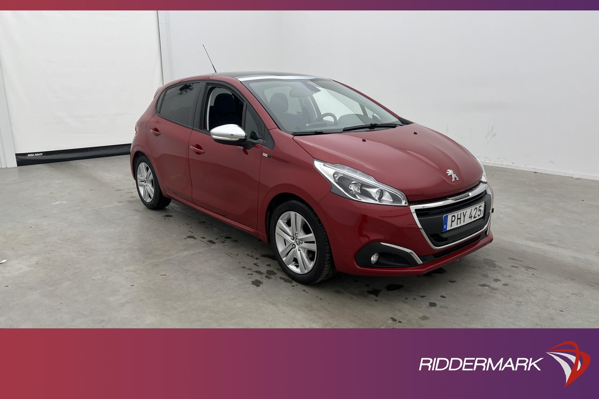 Peugeot 208 1.2 VTi ETG5 Pano Värm Sensorer Drag En-brukare