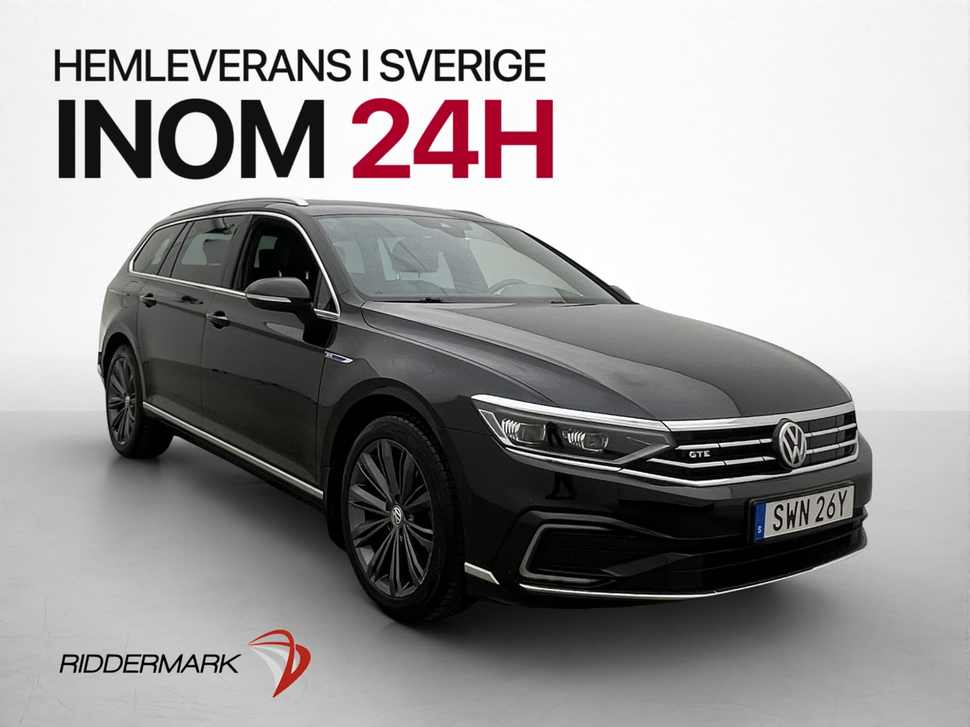Volkswagen Passat GTE 218hk Cockpit Värmare Drag Kamera Navi
