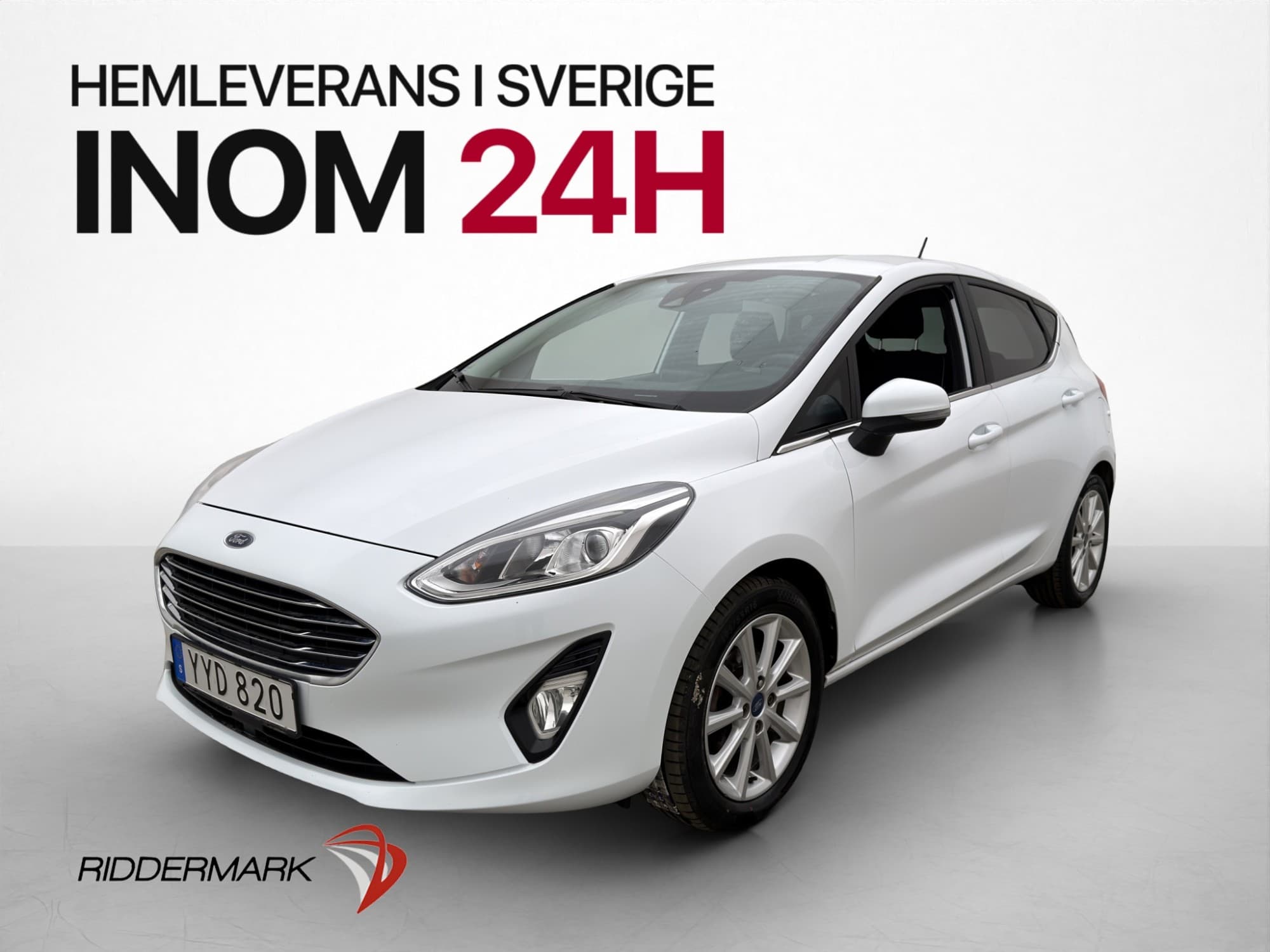 Ford Fiesta 1.0 100hk Titanium P-Sensorer Rattvärme Drag
