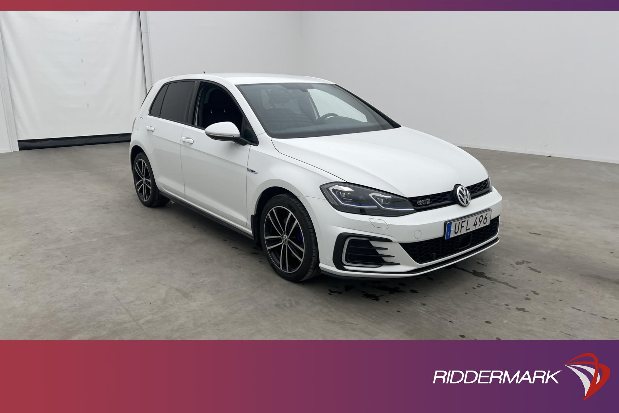 Volkswagen Golf GTE 204hk Backkamera CarPlay 2 Adap-Farthåll