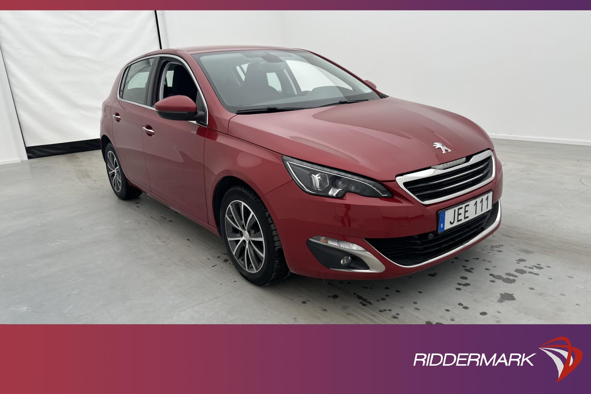 Peugeot 308 1.6 BlueHDI 120hk Allure M-värm Sensorer Välserv