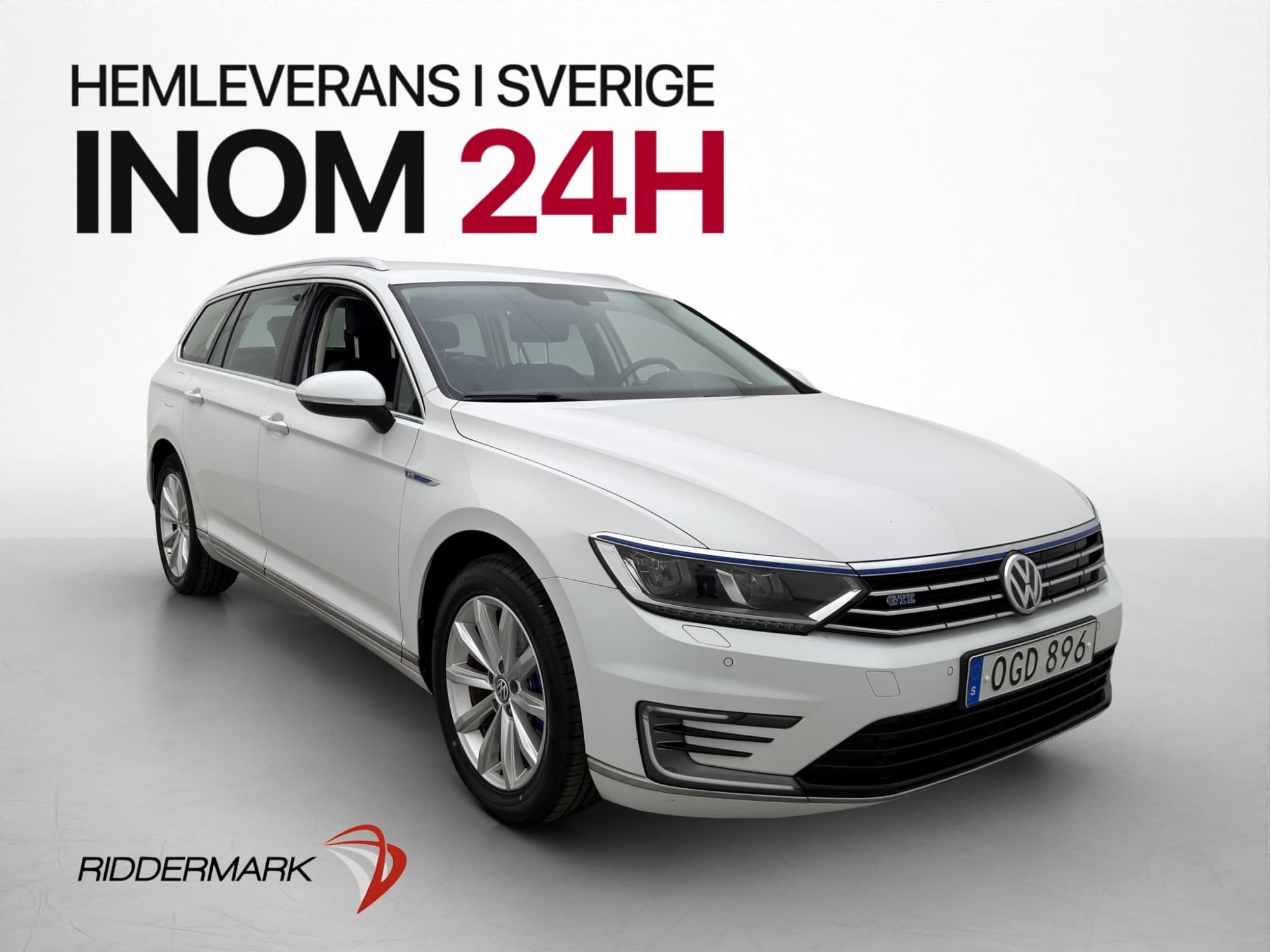 Volkswagen Passat GTE 218hk Kamera Dragkrok CarPlay Ad-fart