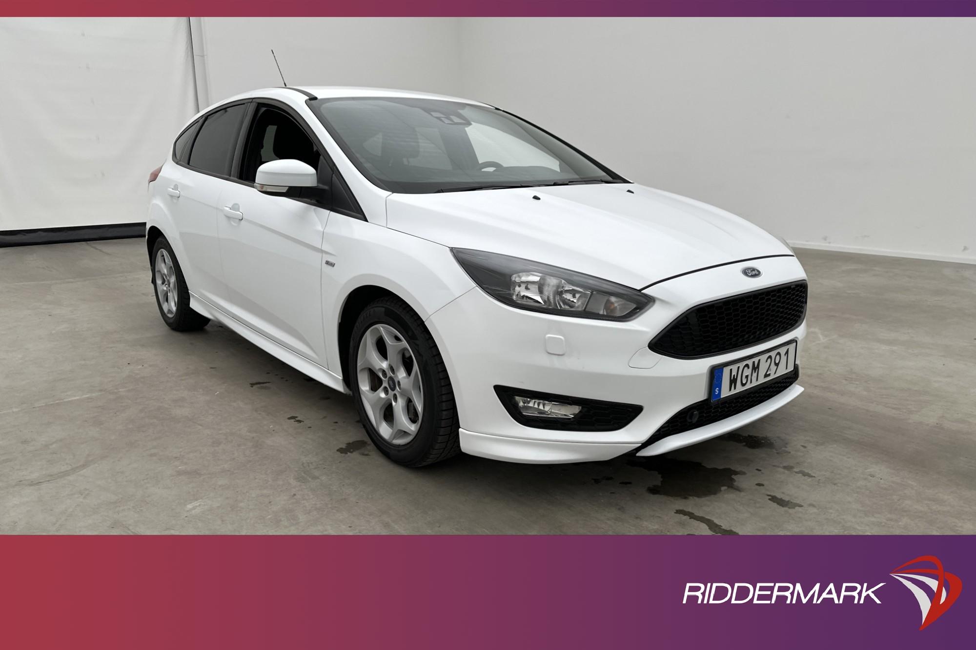 Ford Focus 1.0 EcoBoost 125hk ST-Line SONY Värmare Sensorer