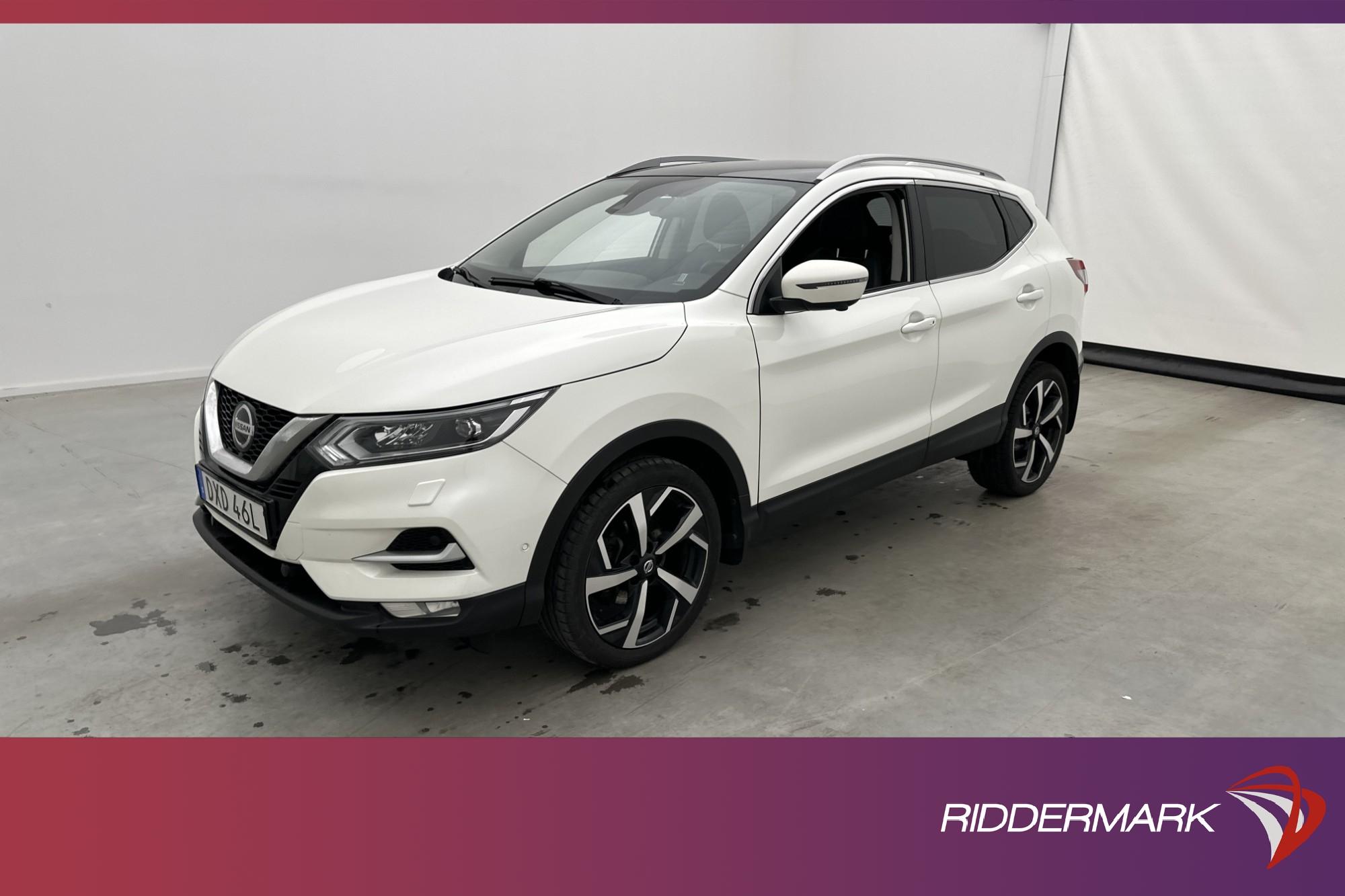 Nissan Qashqai DIG-T 160hk Tekna Pano 360° Navi Halvskinn