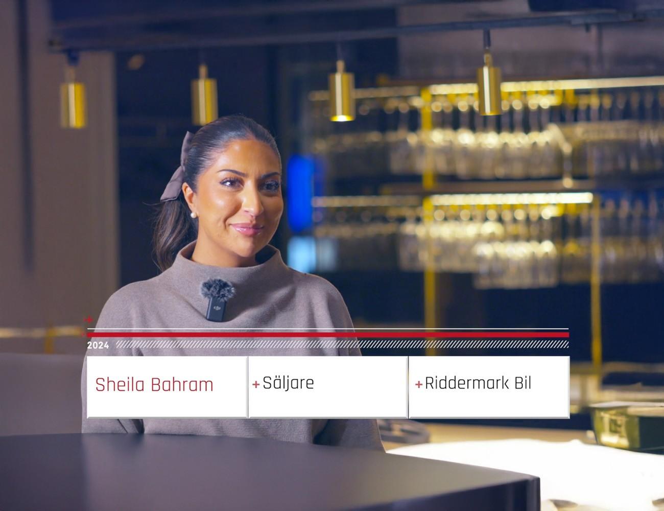 Sheila Bahram utsedd till Årets Säljare på Riddermark Awards 2024