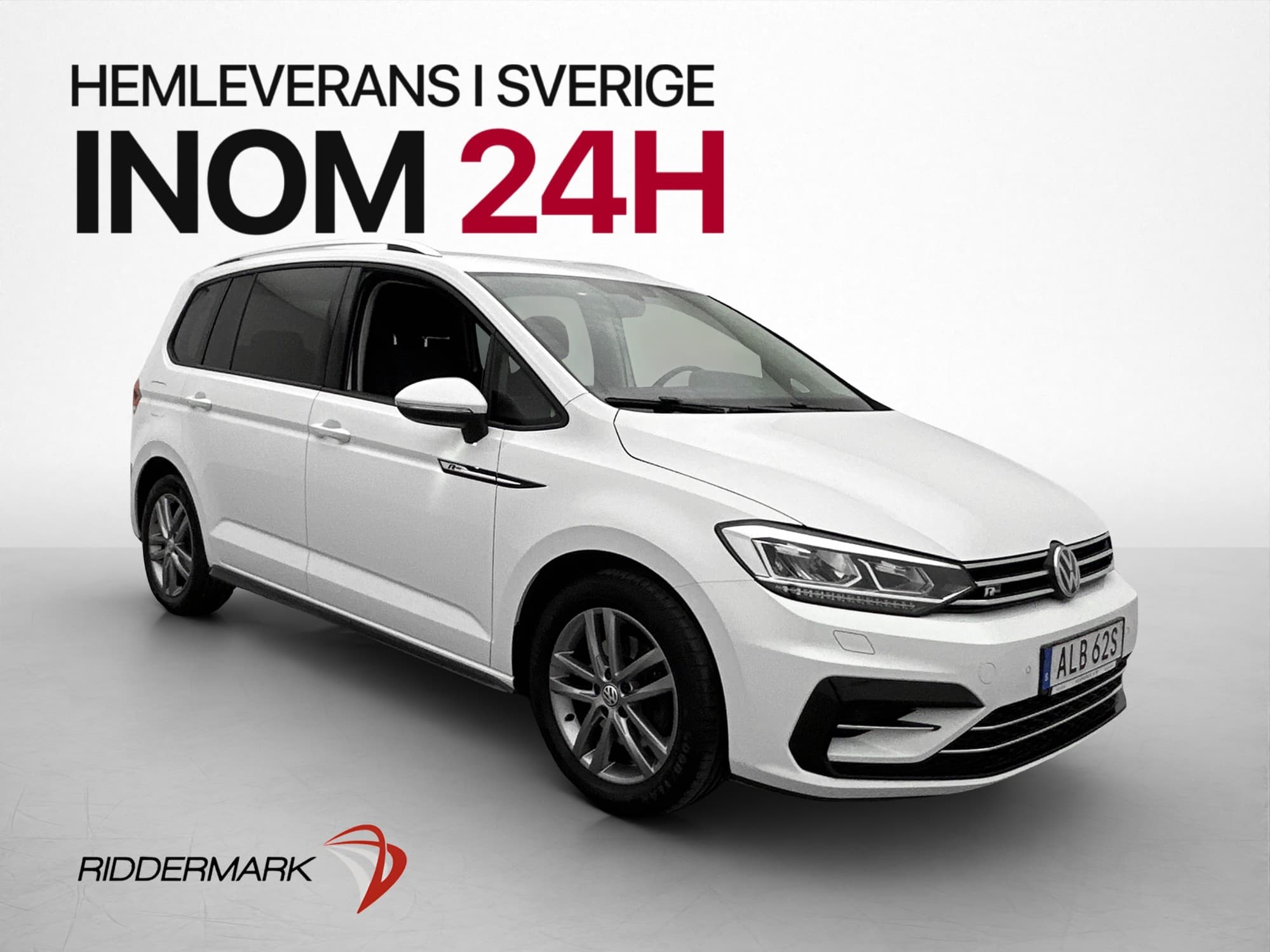 Volkswagen Touran 1.5 TSI 7-Sits R-Line Kamera CarPlay Rattv