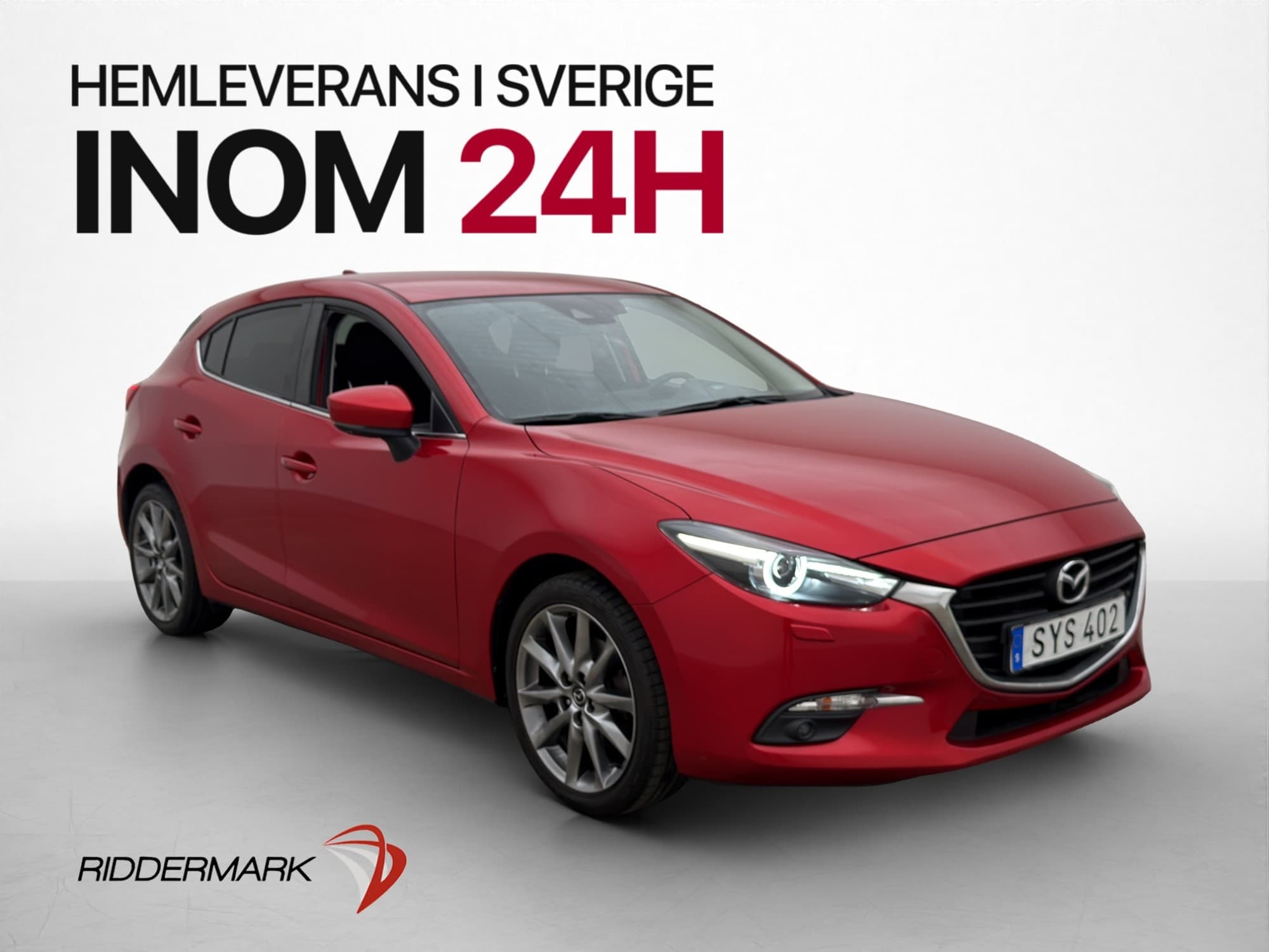 Mazda 3 Sport 2.0 165hk Backkamera Head Up Navi Sensorer