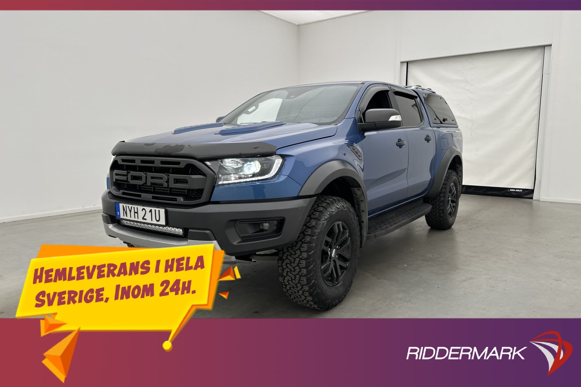 Ford Ranger Raptor 213hk 4x4 Värm Drag Diff Kamera Kåpa Moms