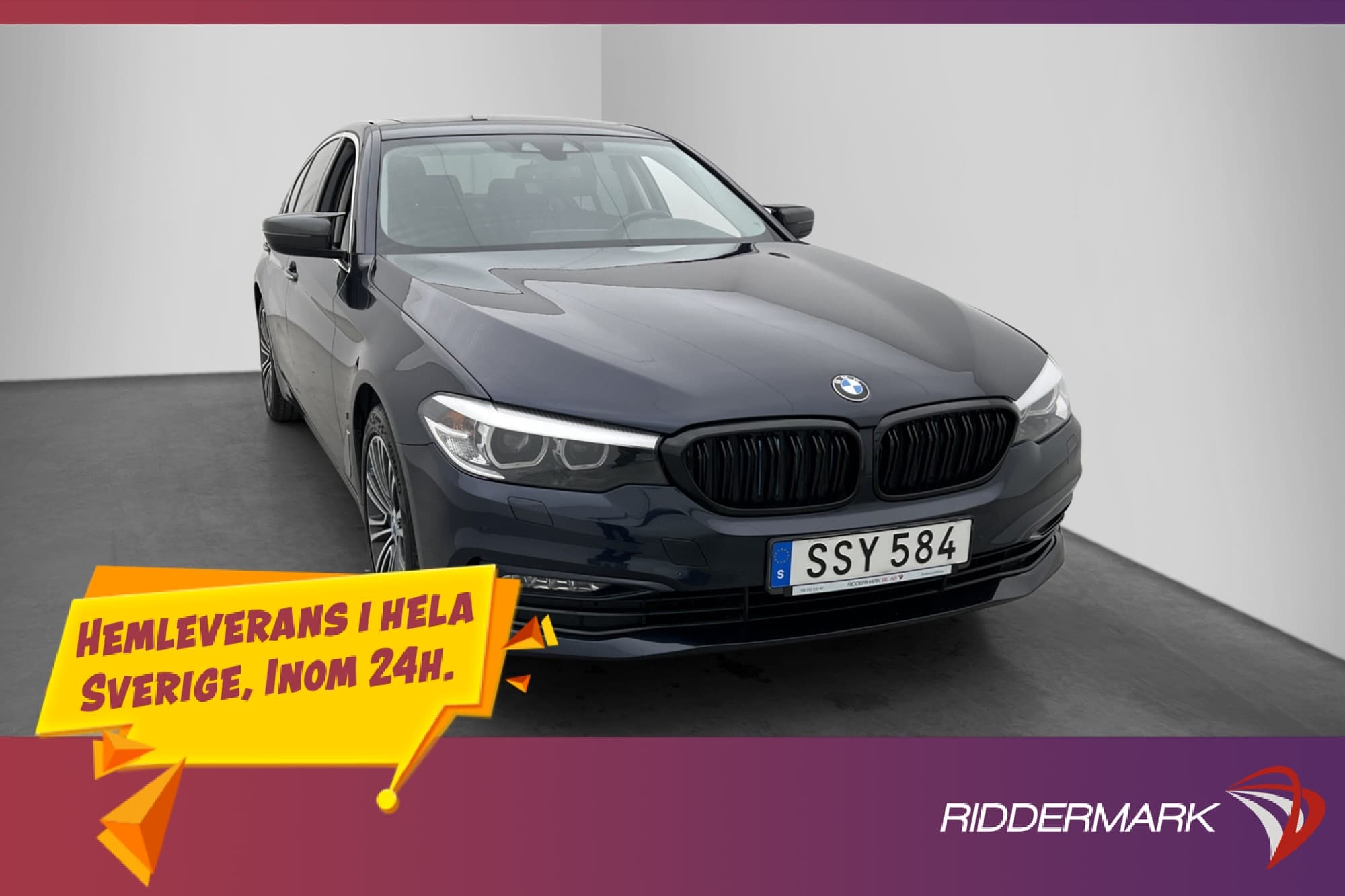 BMW 530e Sedan 252hk Sport line Taklucka Kamera Rattvärme