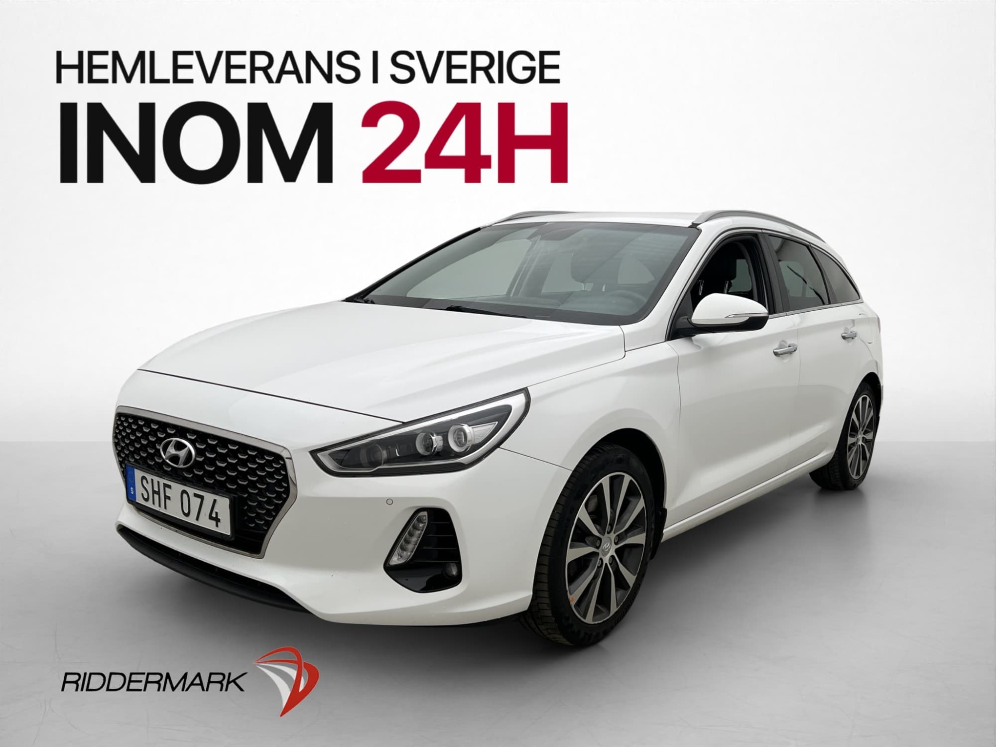 Hyundai i30 Wagon 140hk Premium Kamera Navi Halvskinn Drag