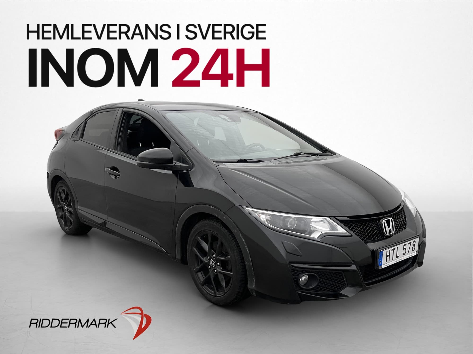 Honda Civic 1.6 DTEC Manuell 120hk Sport Kamera Farthållare