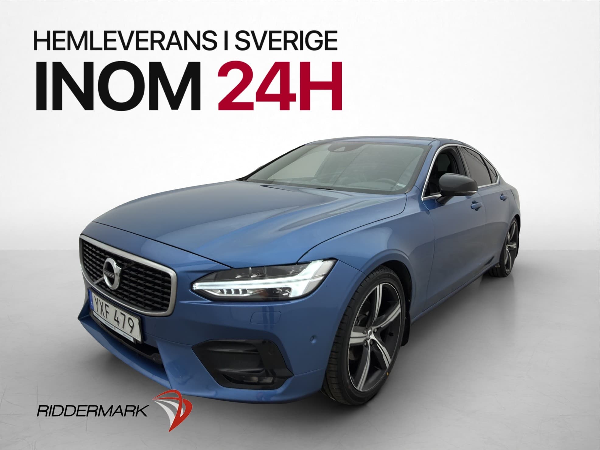 Volvo S90 D4 AWD 200hk R-Design VOC B&W T-Lucka D-Värmare
