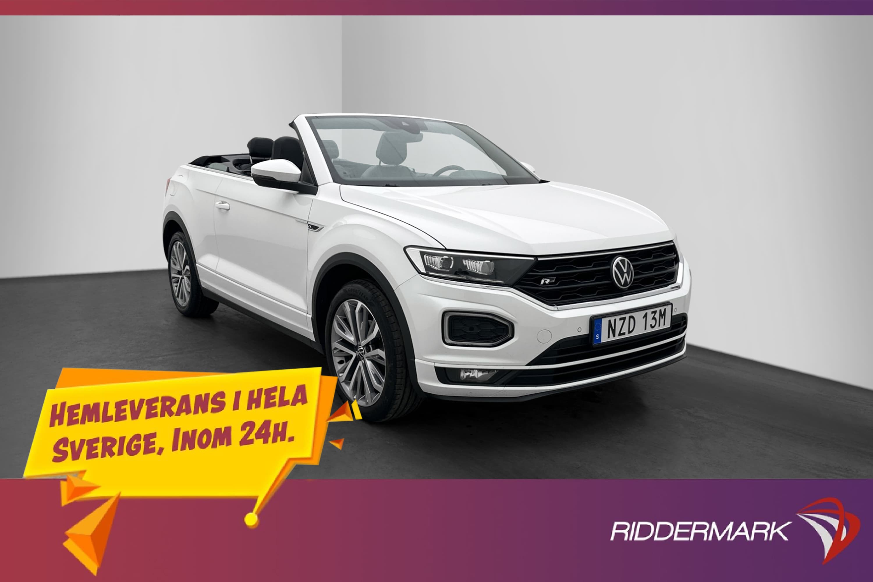 Volkswagen T-Roc Cab 1.5 TSI 150hk R Line Dragkrok Cockpit
