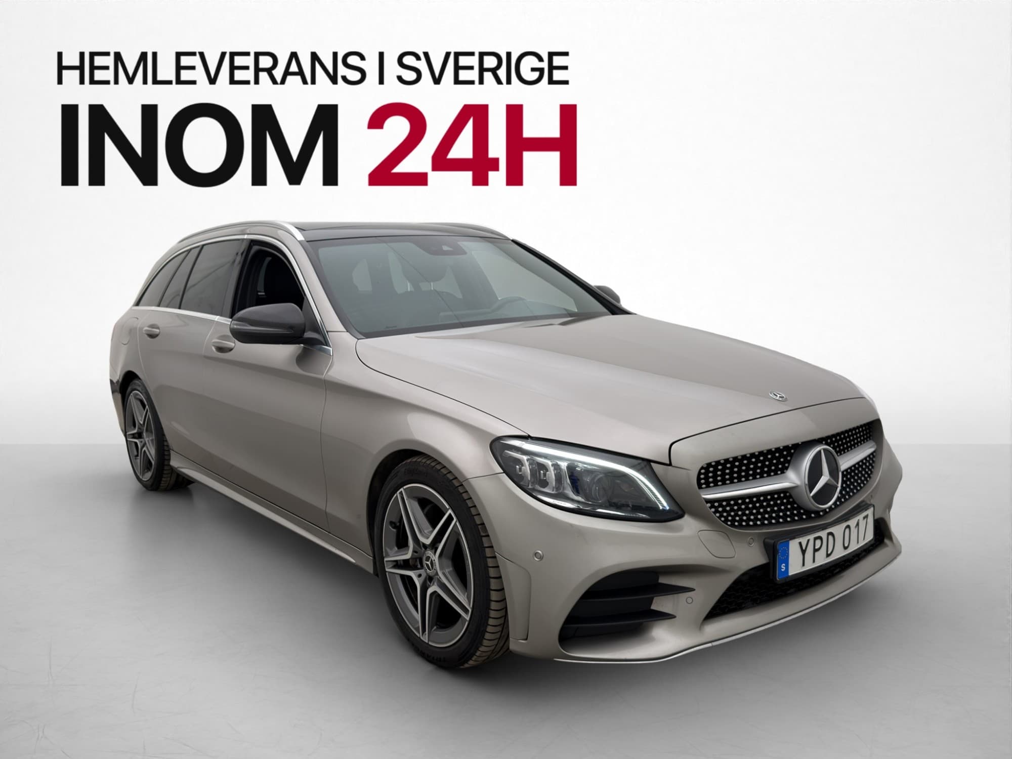 Mercedes-Benz C 200 T d 150hk AMG Pano Cockpit Dragkrok