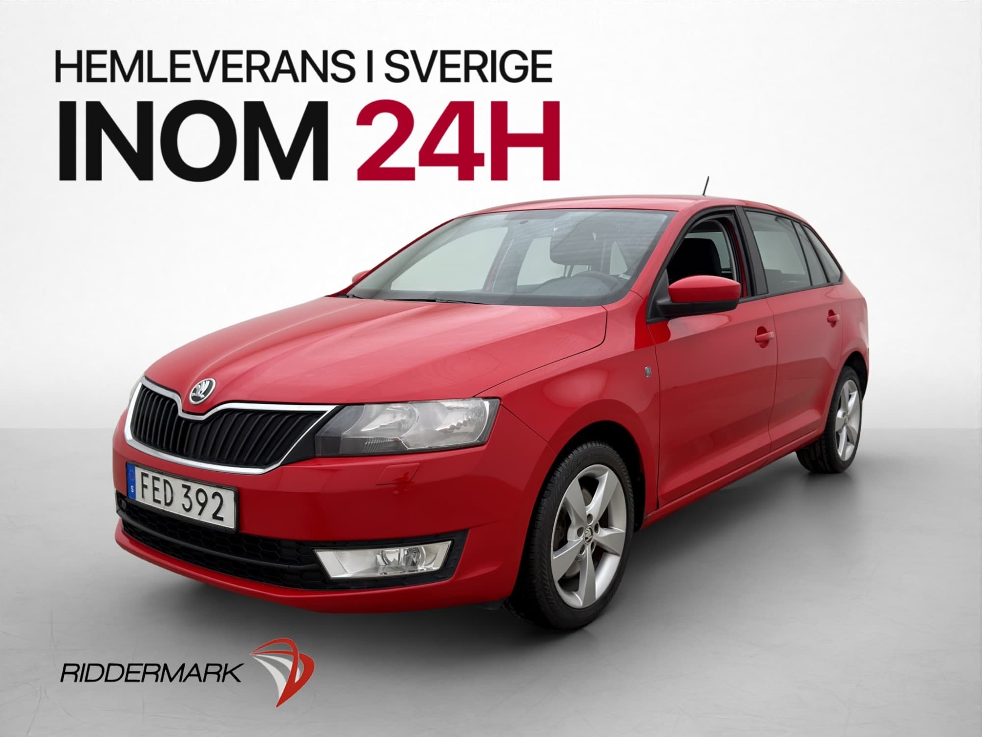 Škoda Rapid 1.2TSI Navi Värmare 0.51 l/mil Nyservad Sensorer