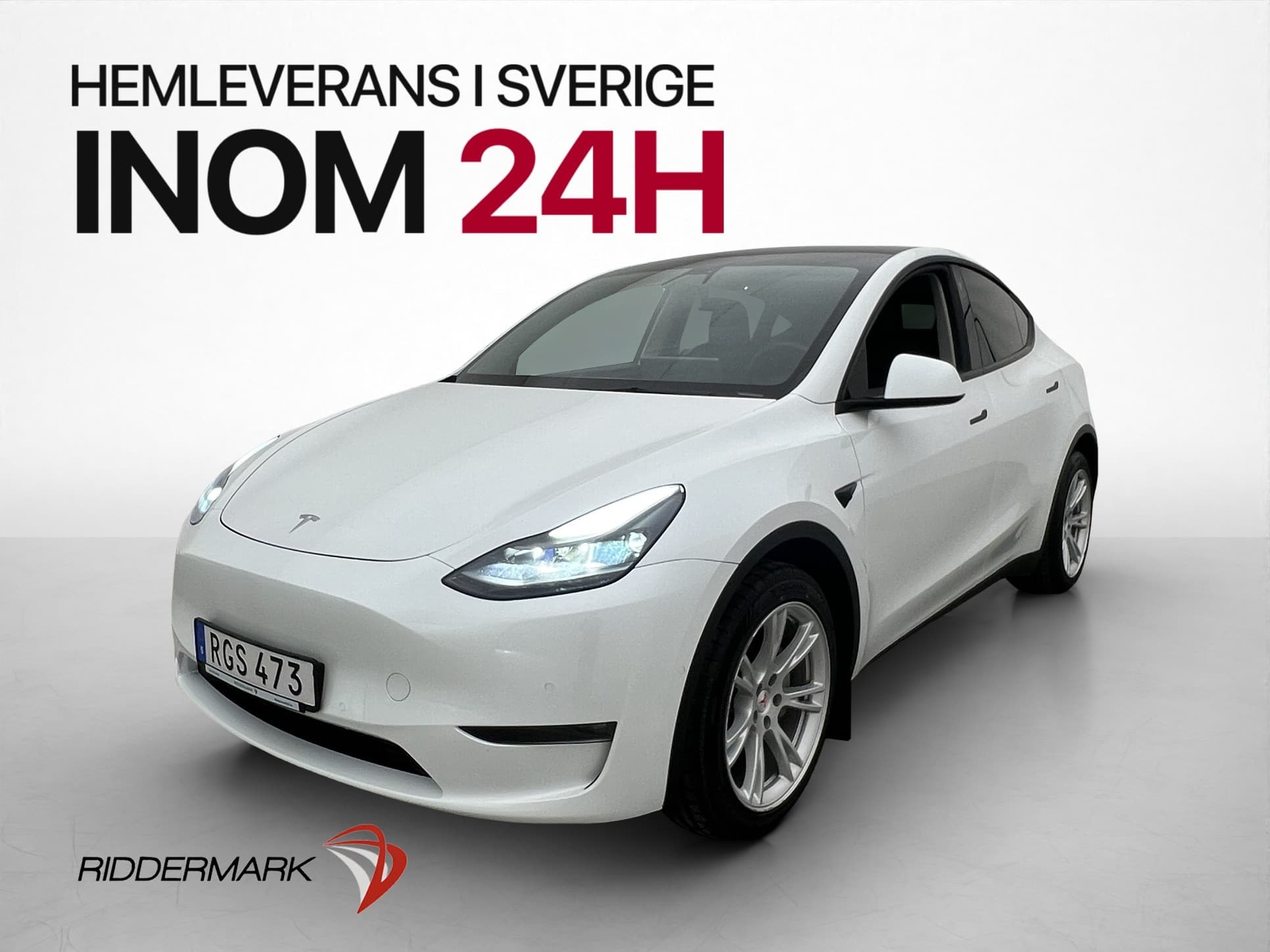 Tesla Model Y Long Range AWD Autopilot Svensksåld