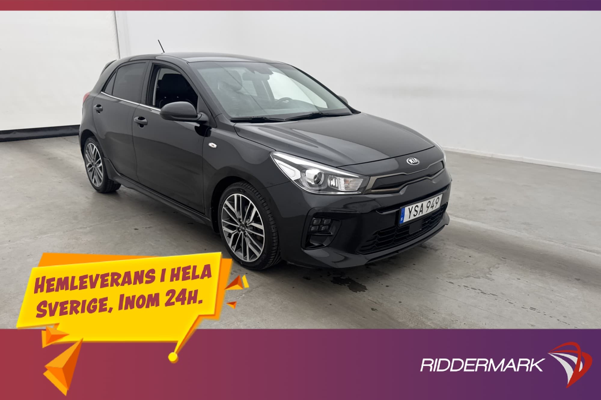 Kia Rio 1.0 T-GDI 120hk GT-Line Kamera Rattvärme CarPlay