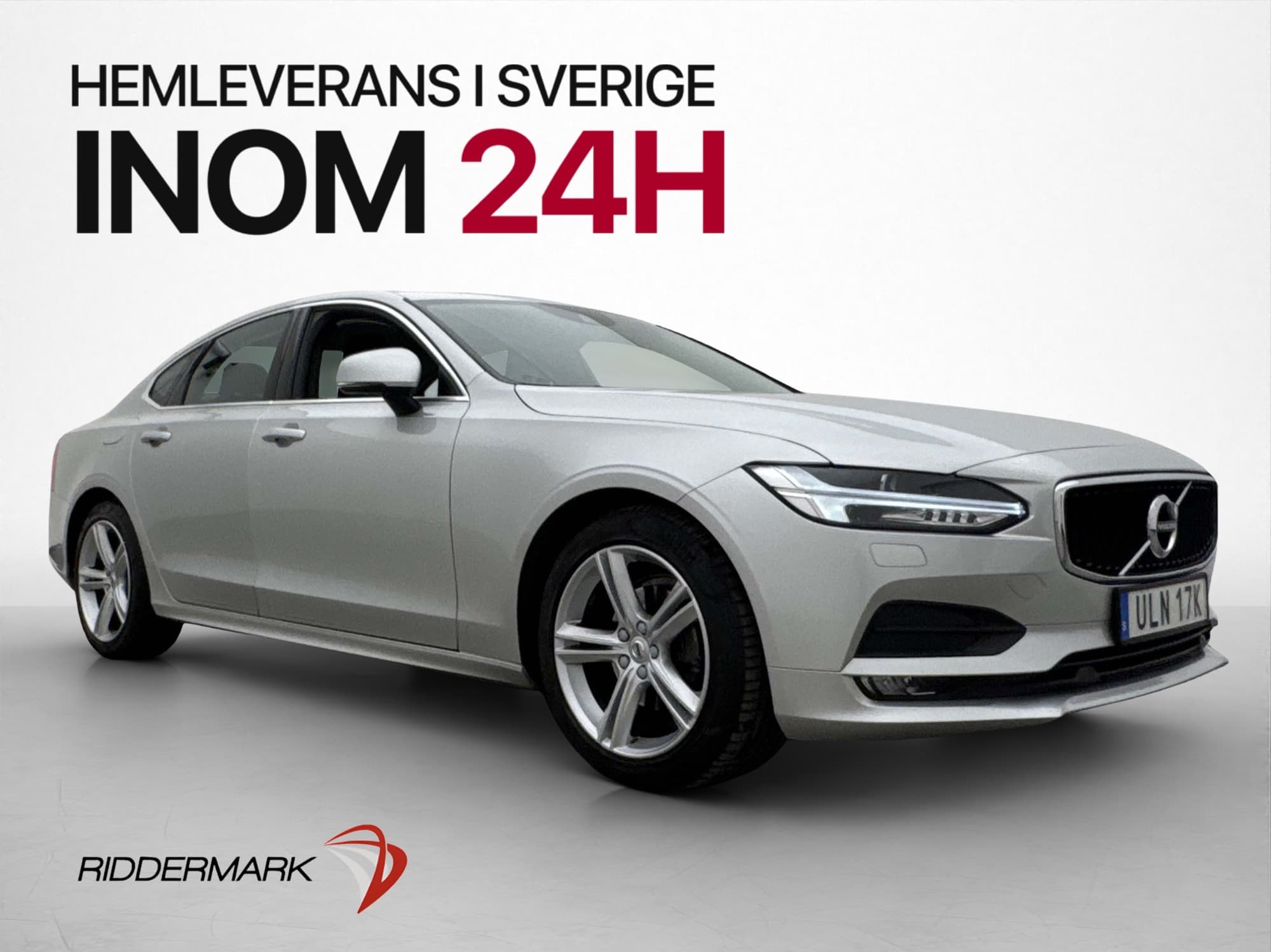 Volvo S90 D4 Advanced VOC Värmare Rattvärme CarPlay Skinn