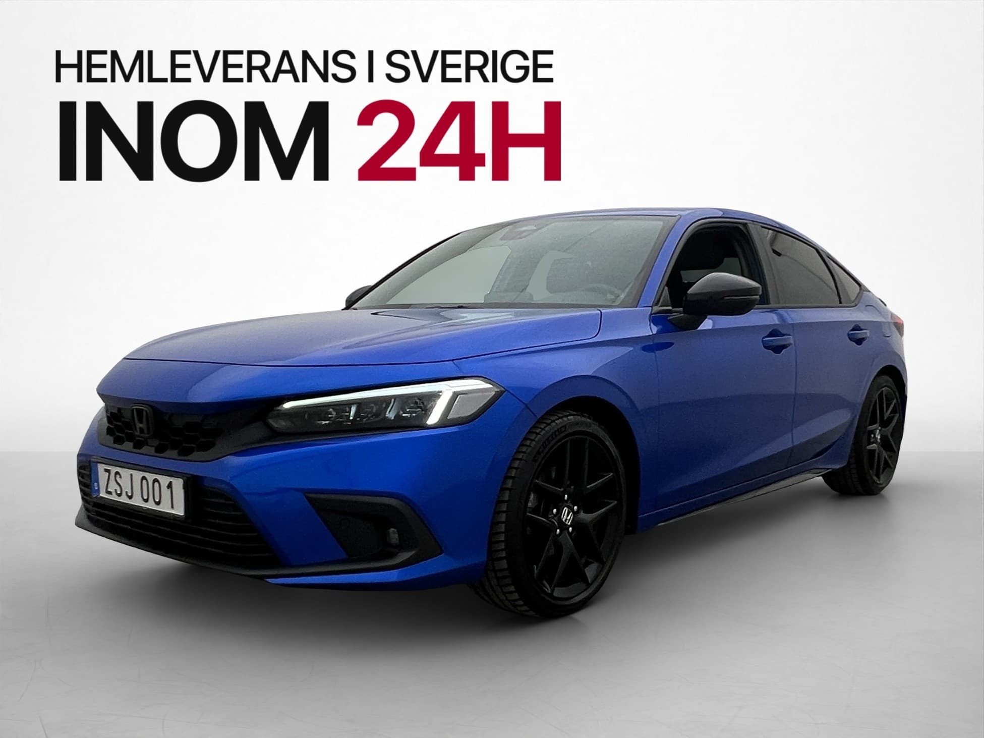 Honda Civic e:HEV 184hk Sport B-Kamera Halvskinn Navi