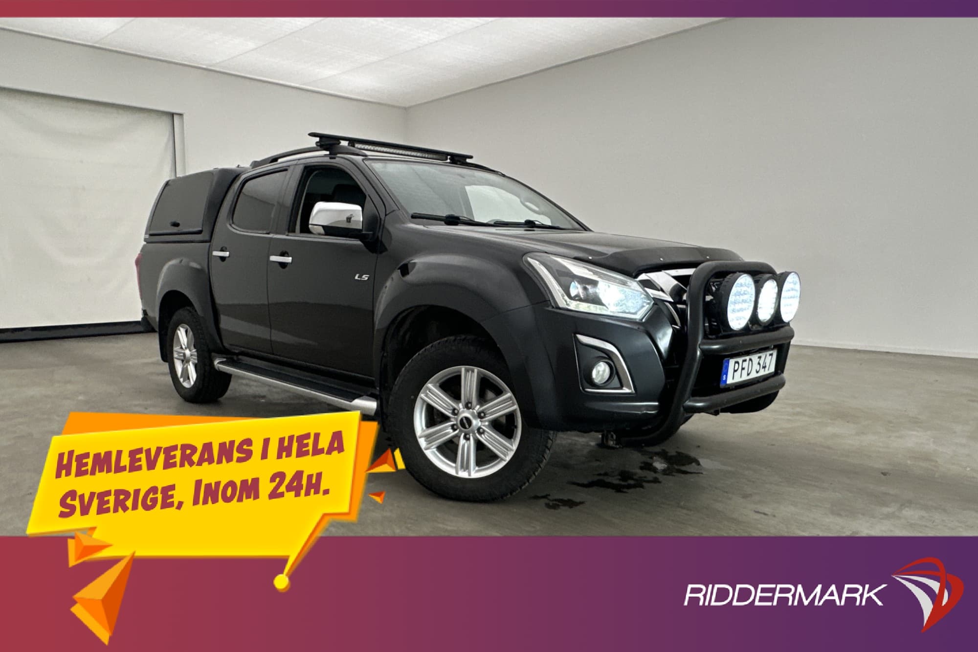 Isuzu D-Max 1.9 4WD Värmare Skinn Drag L-Släde Kamera Kåpa