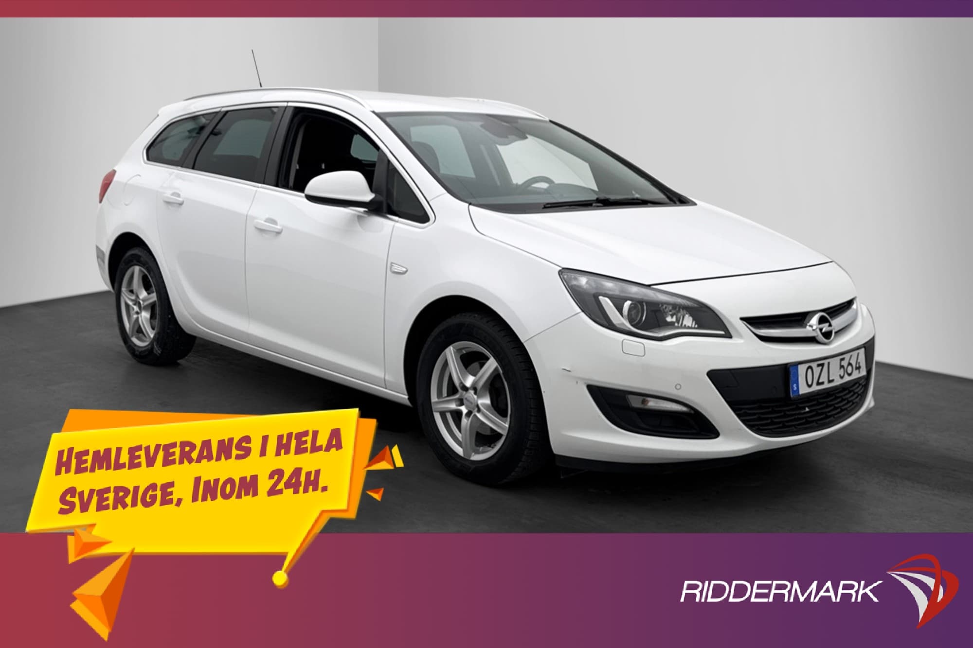 Opel Astra 1.4 Turbo 140hk Bluetooth Farthållare P-Sensorer