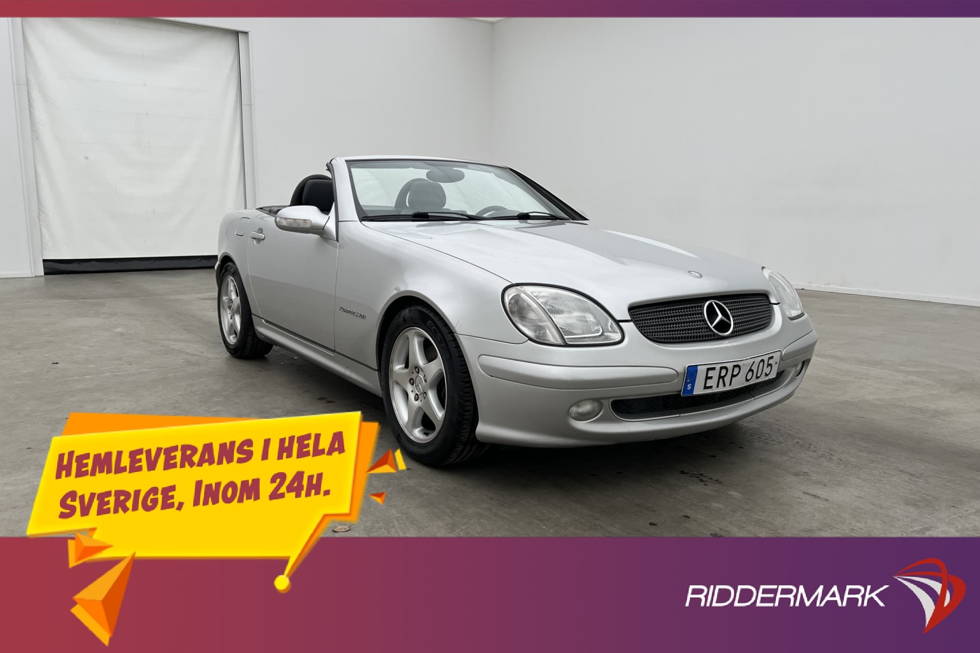 Mercedes-Benz SLK 200 Roadster Kompressor 163hk Skinnklädsel