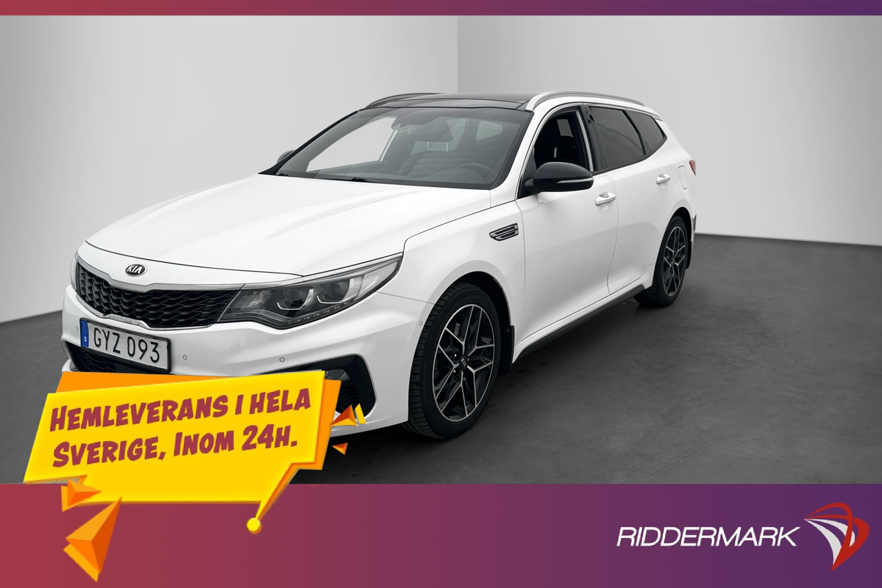 Kia Optima T-GDI GT-Line Plus Pano Skinn H/K Kamera 180hk