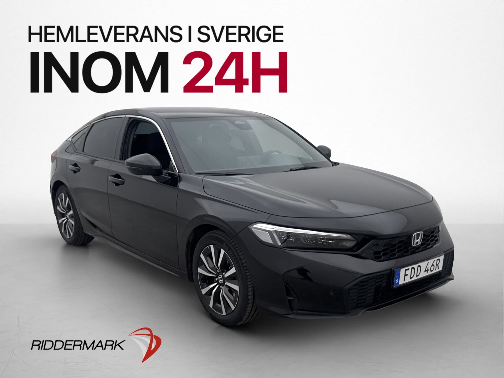 Honda Civic e:HEV e-CVT 184hk Elegance B-Kamera Navi