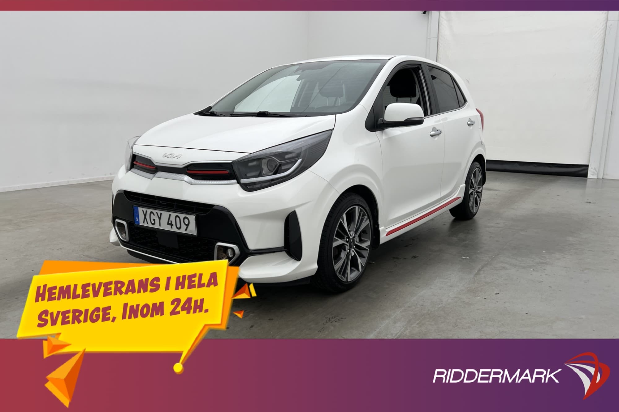 Kia Picanto 1.0 T-GDI GT-Line Skinn B-kamera CarPlay 100hk