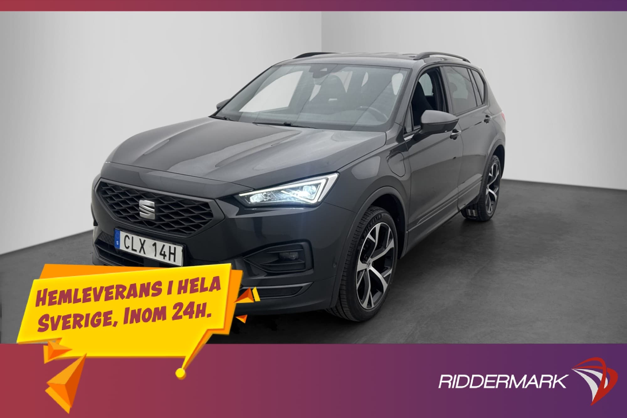 Seat Tarraco PHEV FR Drag Kamera Cockpit CarPlay Rattvärme