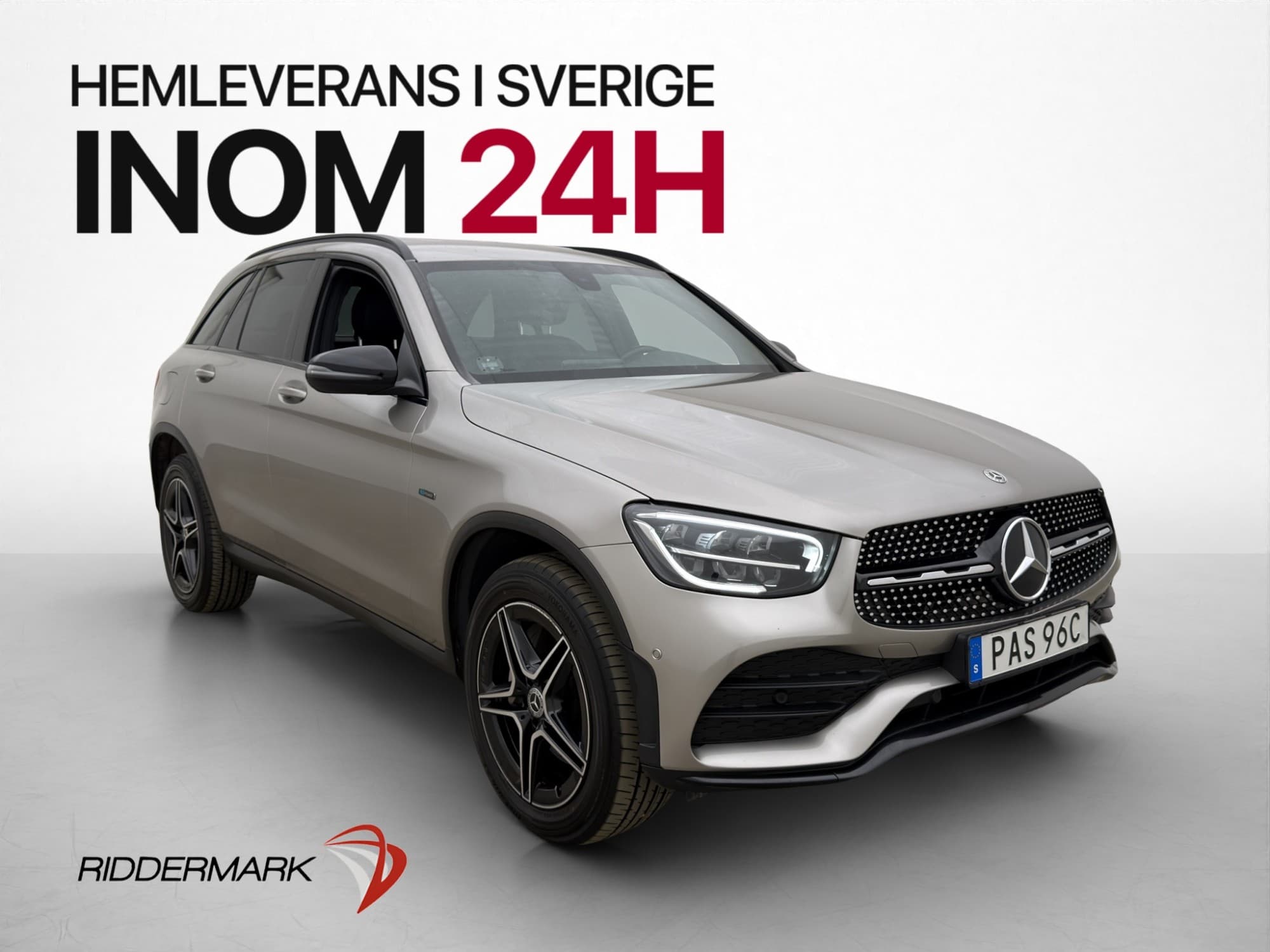 Mercedes-Benz GLC 300 de 4M AMG P-Värmare Kamera Navi Drag
